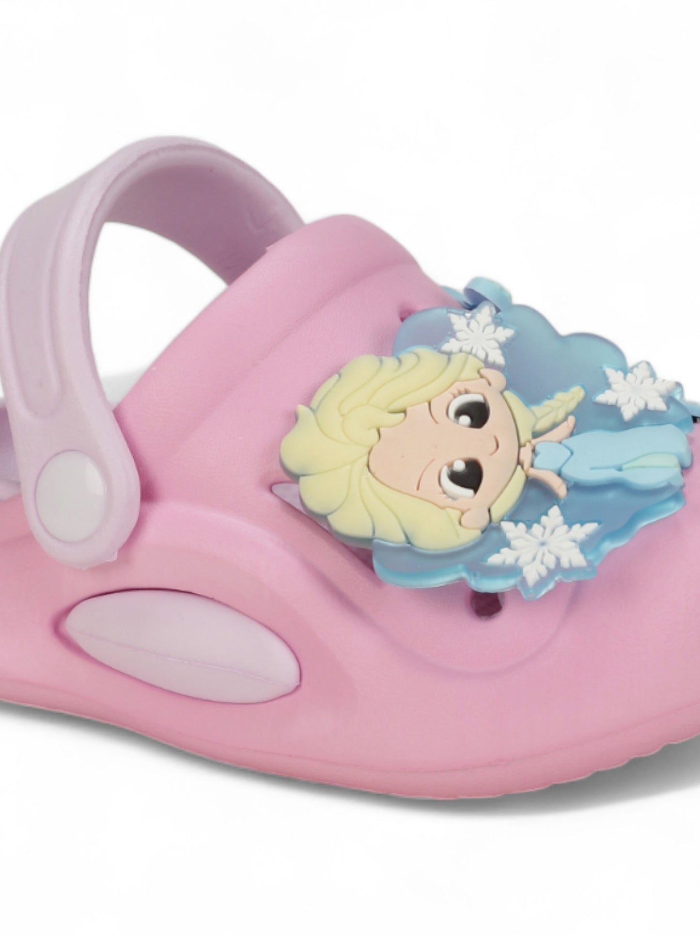 Princess Applique Anti-Slip Clogs - Pink