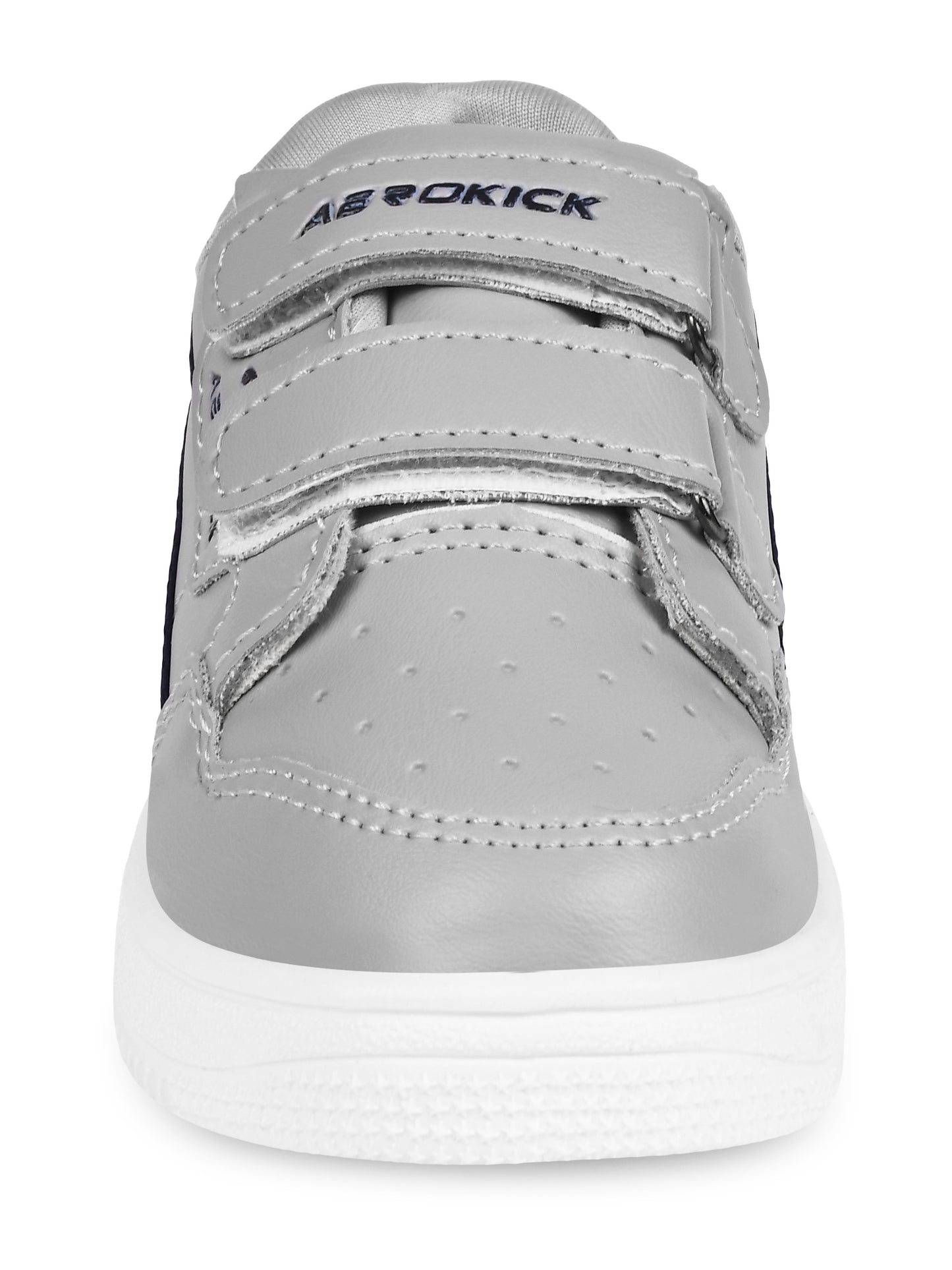 Casual Shoes With Velrco - Grey