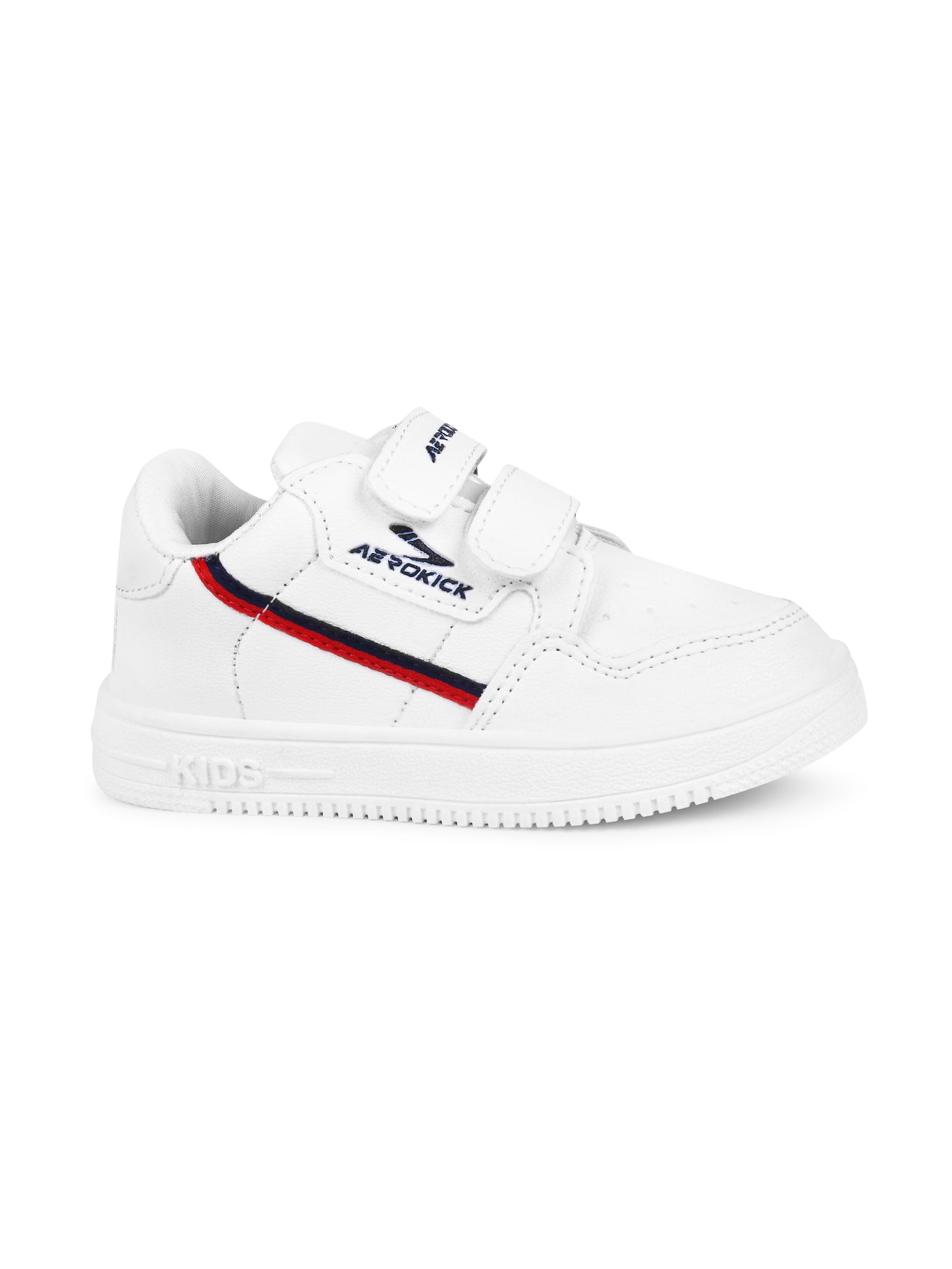 Casual Shoes With Velrco - White