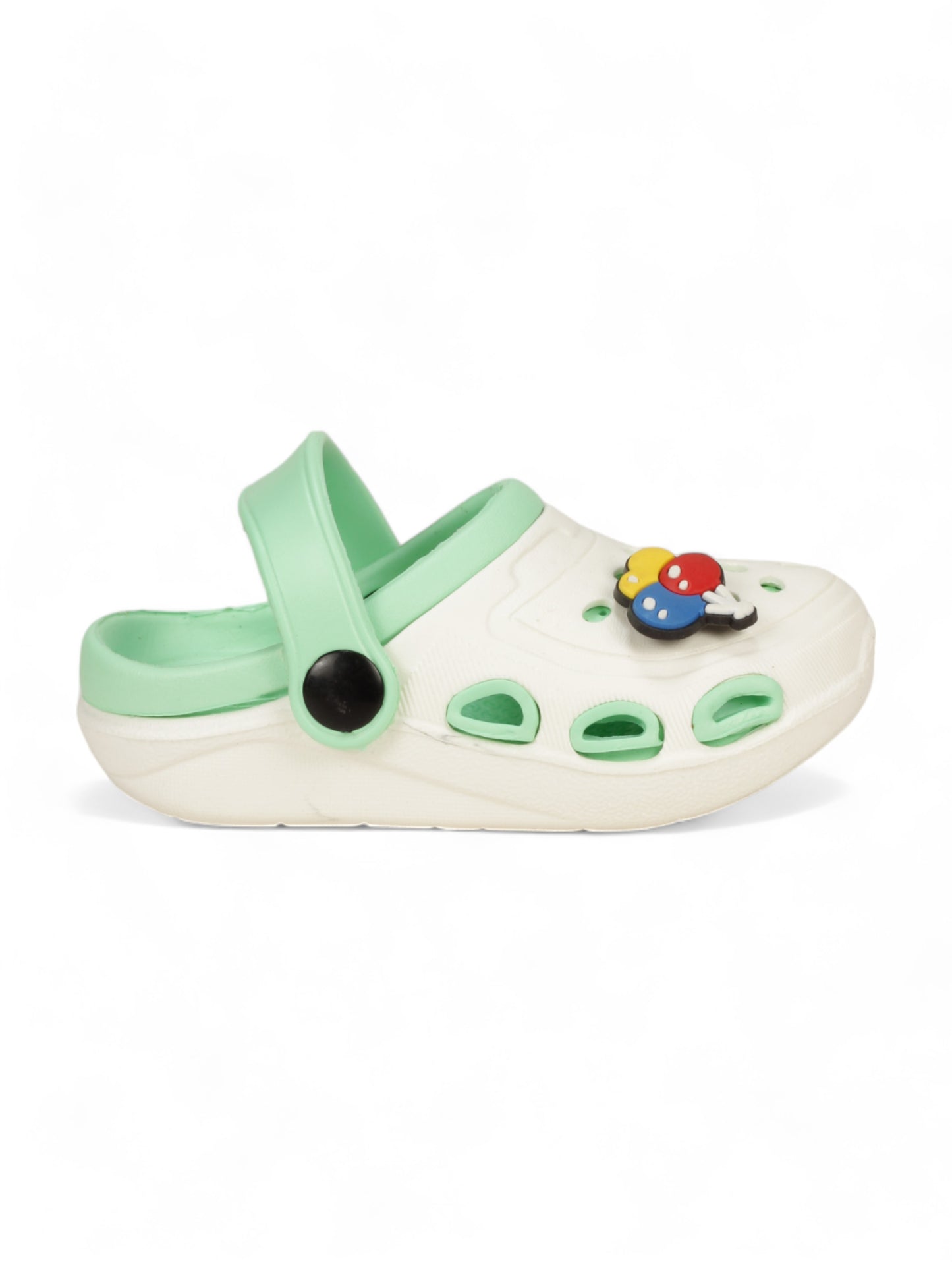 Balloon Applique Anti-Slip Clogs - Cream