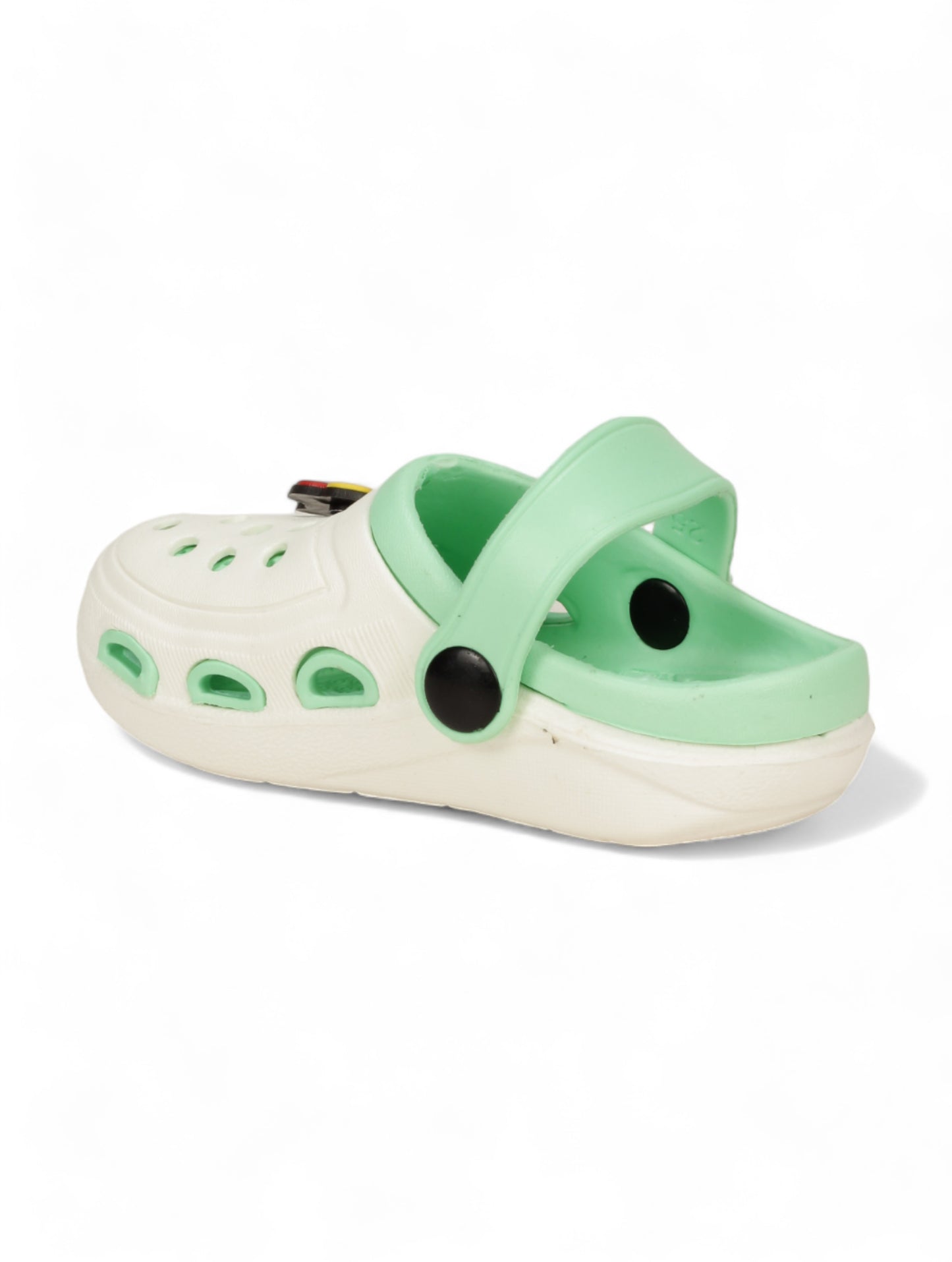Balloon Applique Anti-Slip Clogs - Cream
