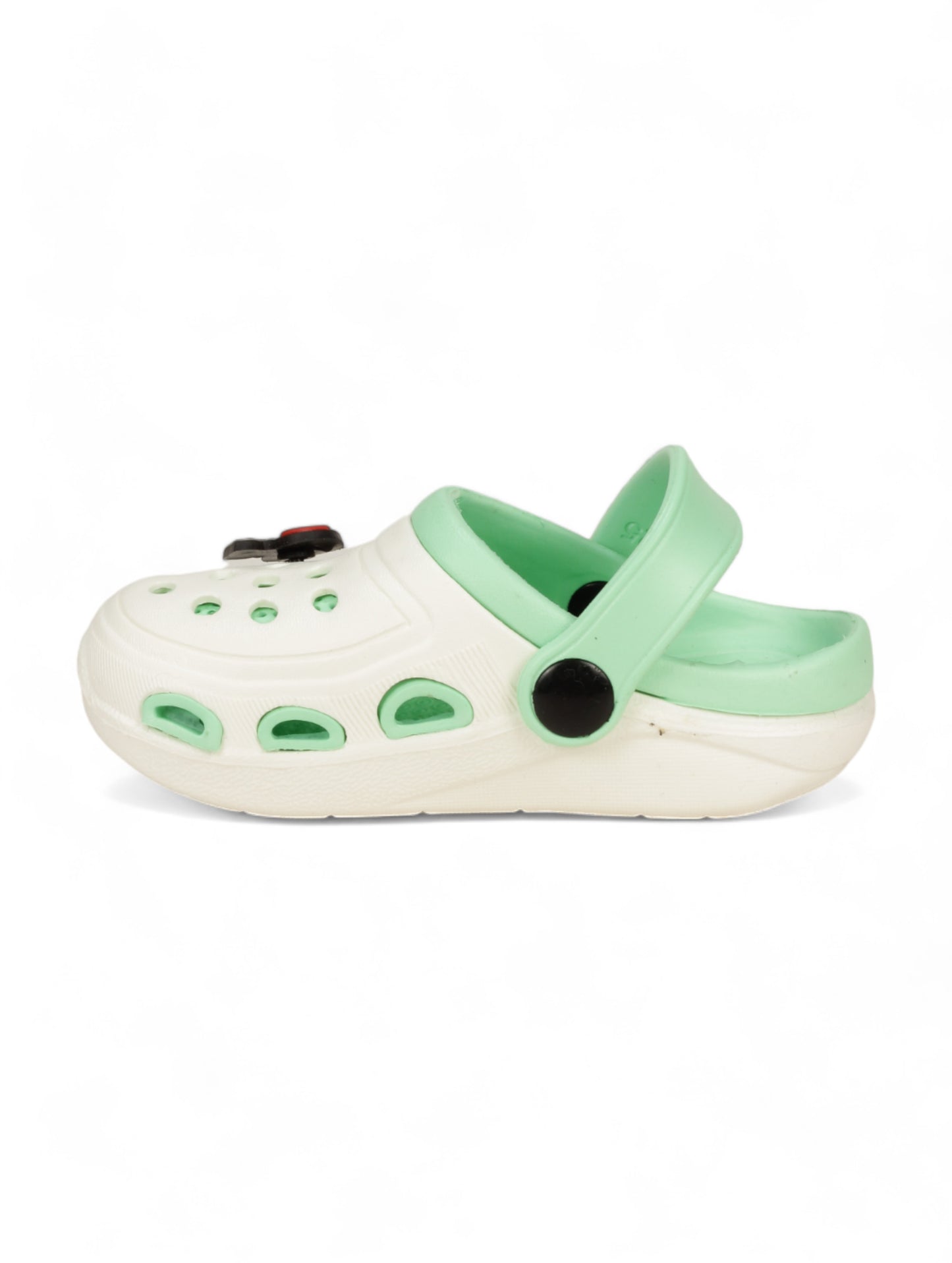 Mushroom Applique Anti-Slip Clogs - Cream