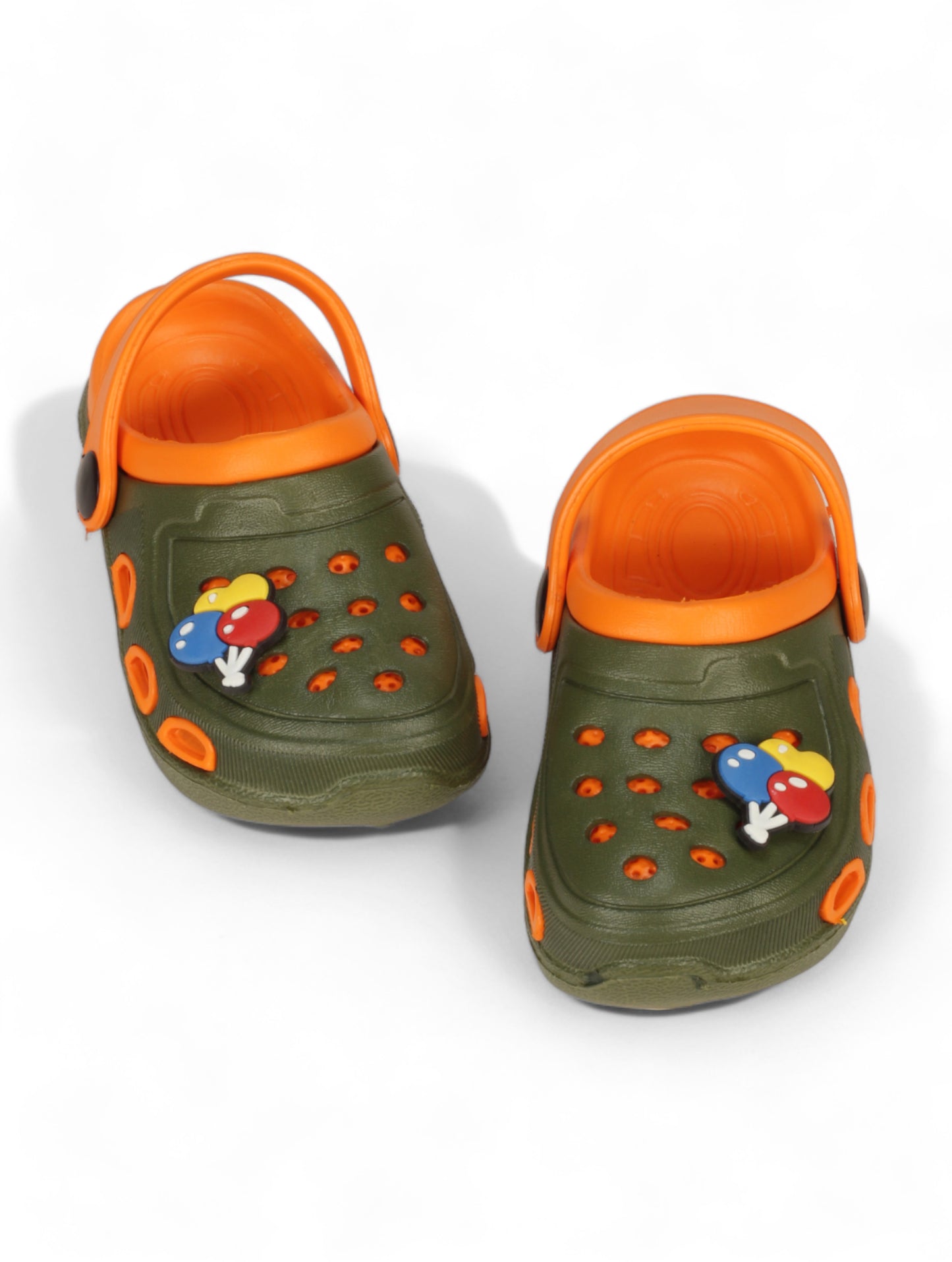 Balloon Applique Anti-Slip Clogs - Green