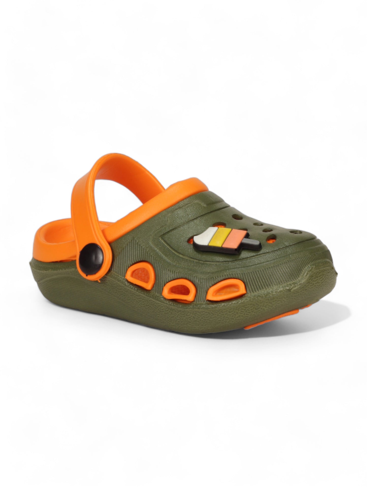 Ice Green Applique Anti-Slip Clogs - Green