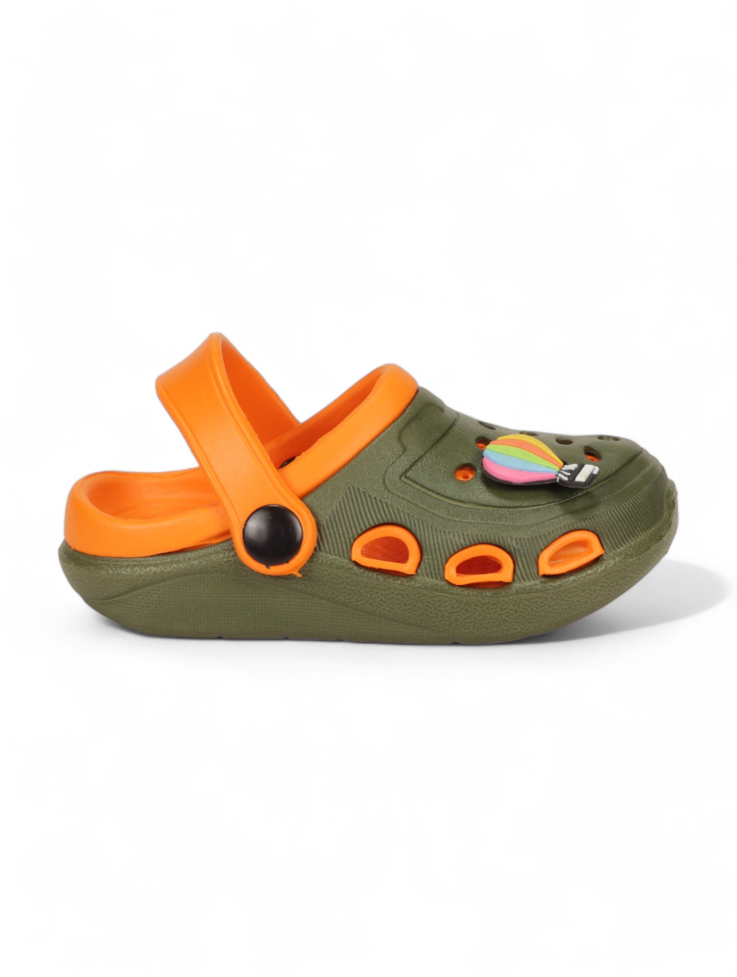 Hot Air Balloon Applique Anti-Slip Clogs - Green