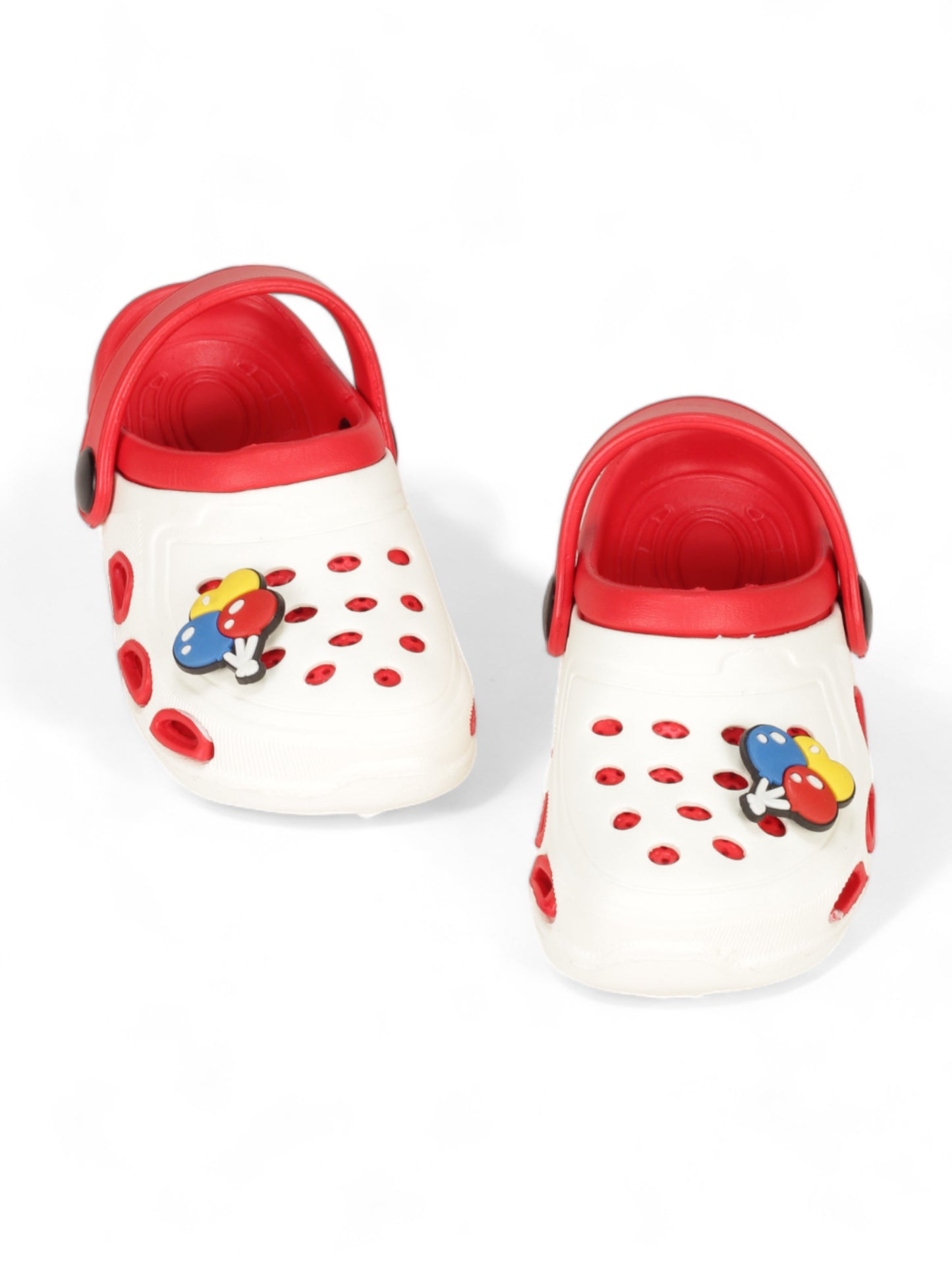 Balloon Applique Anti-Slip Clogs - Cream
