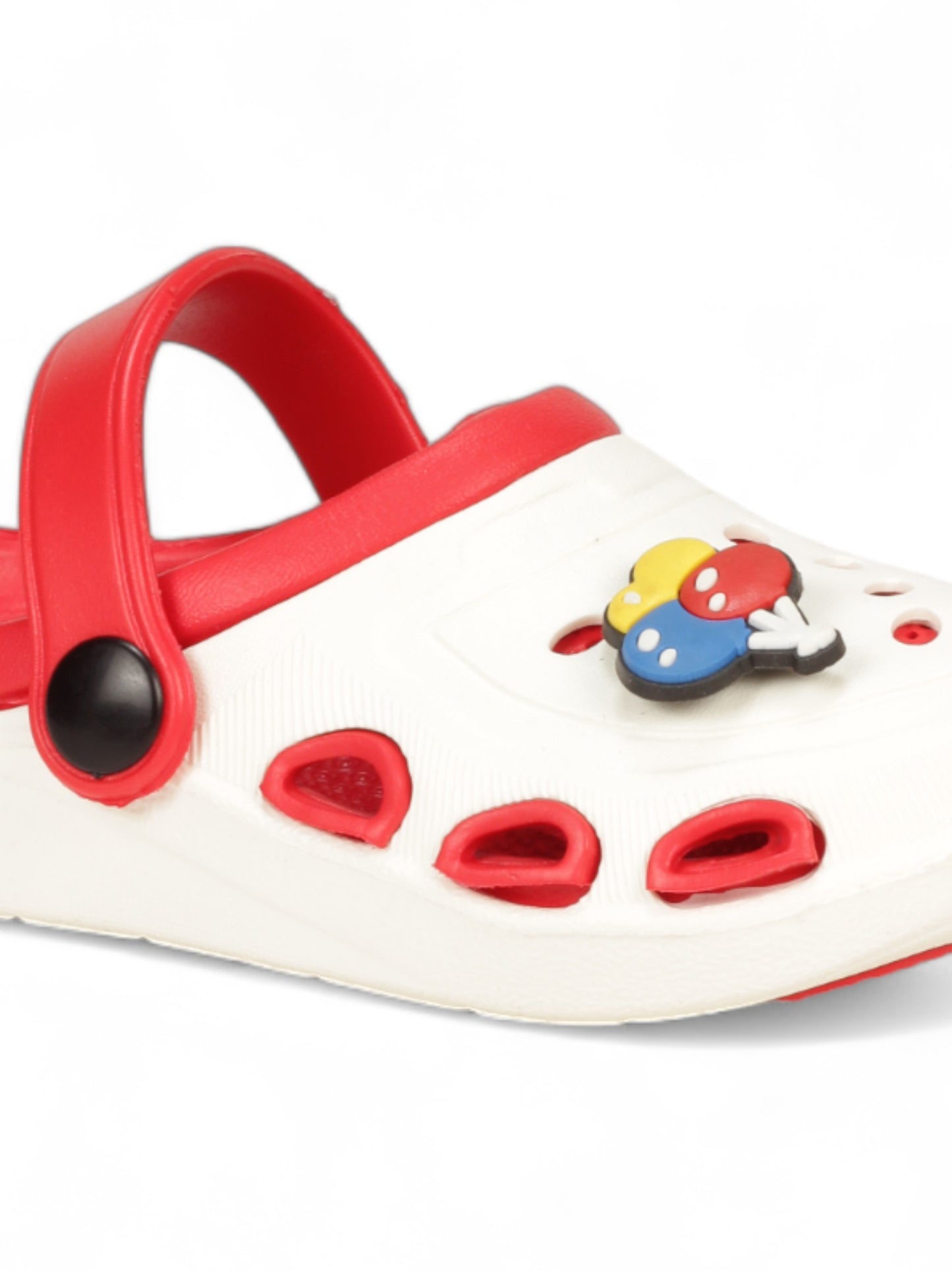 Balloon Applique Anti-Slip Clogs - Cream