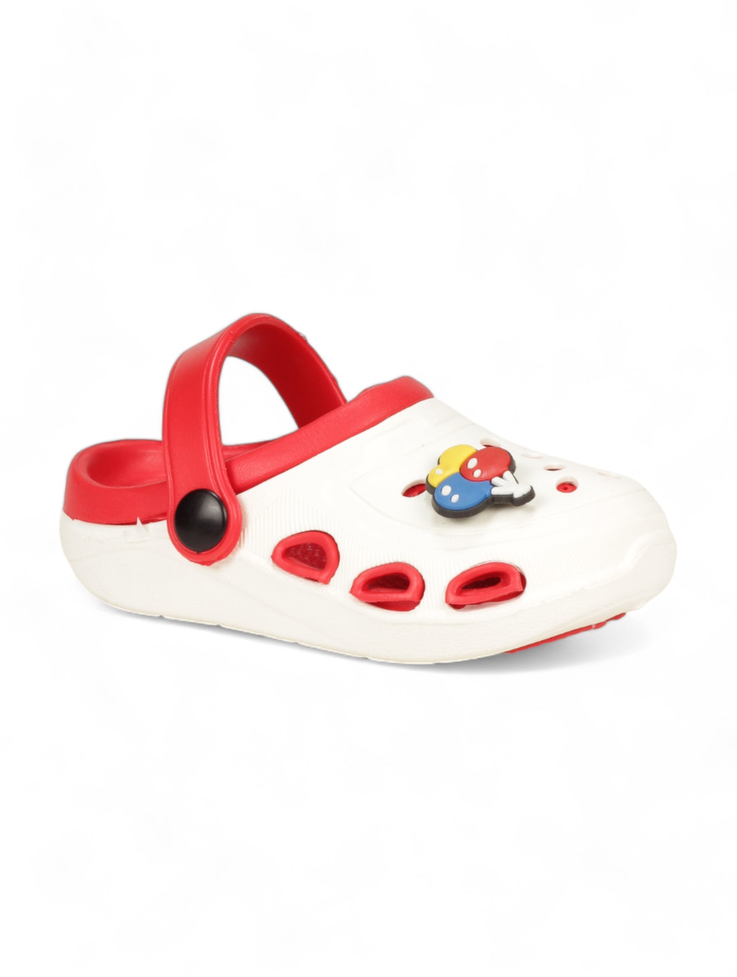 Balloon Applique Anti-Slip Clogs - Cream