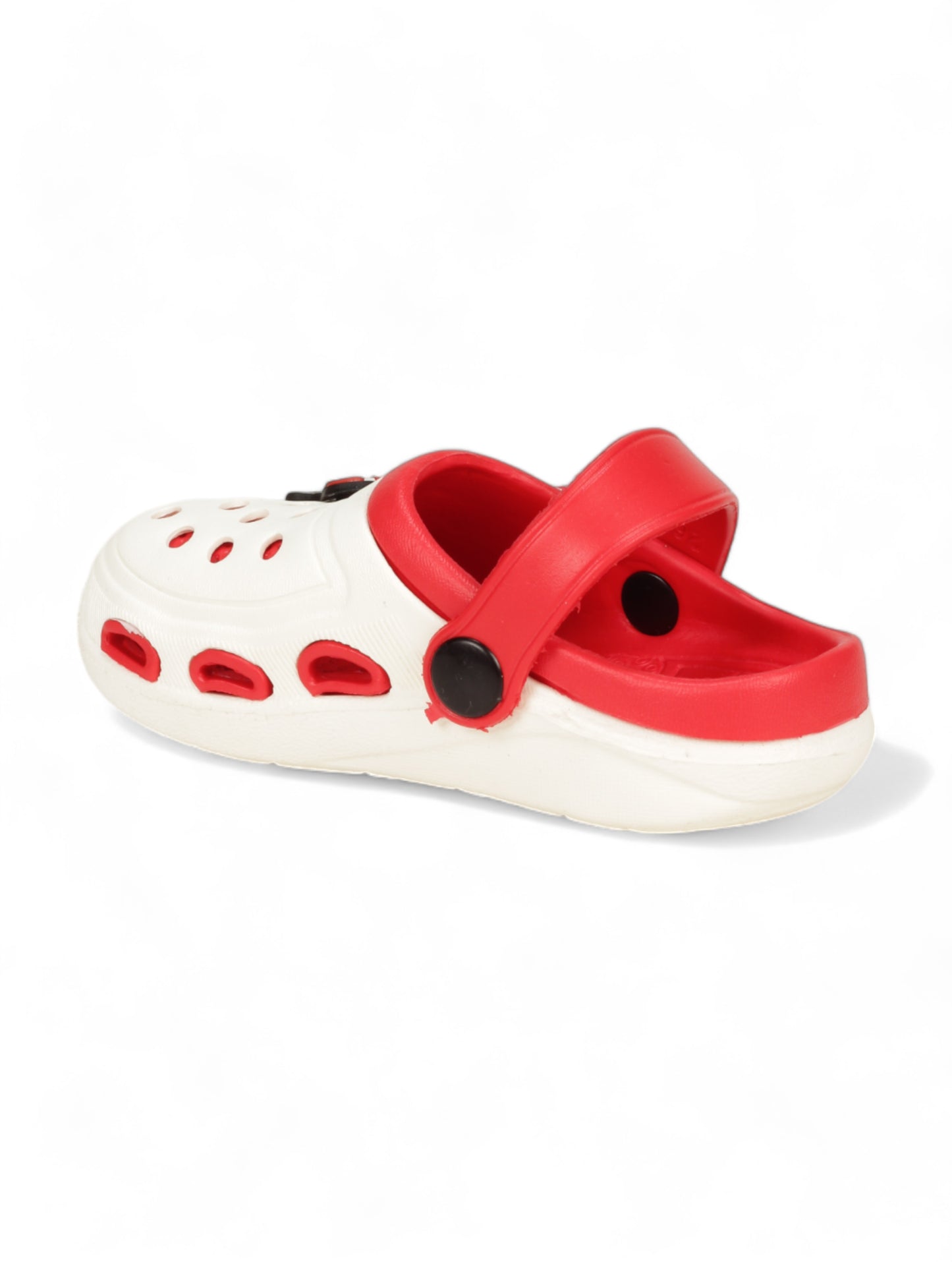 Mushroom Applique Anti-Slip Clogs - Cream