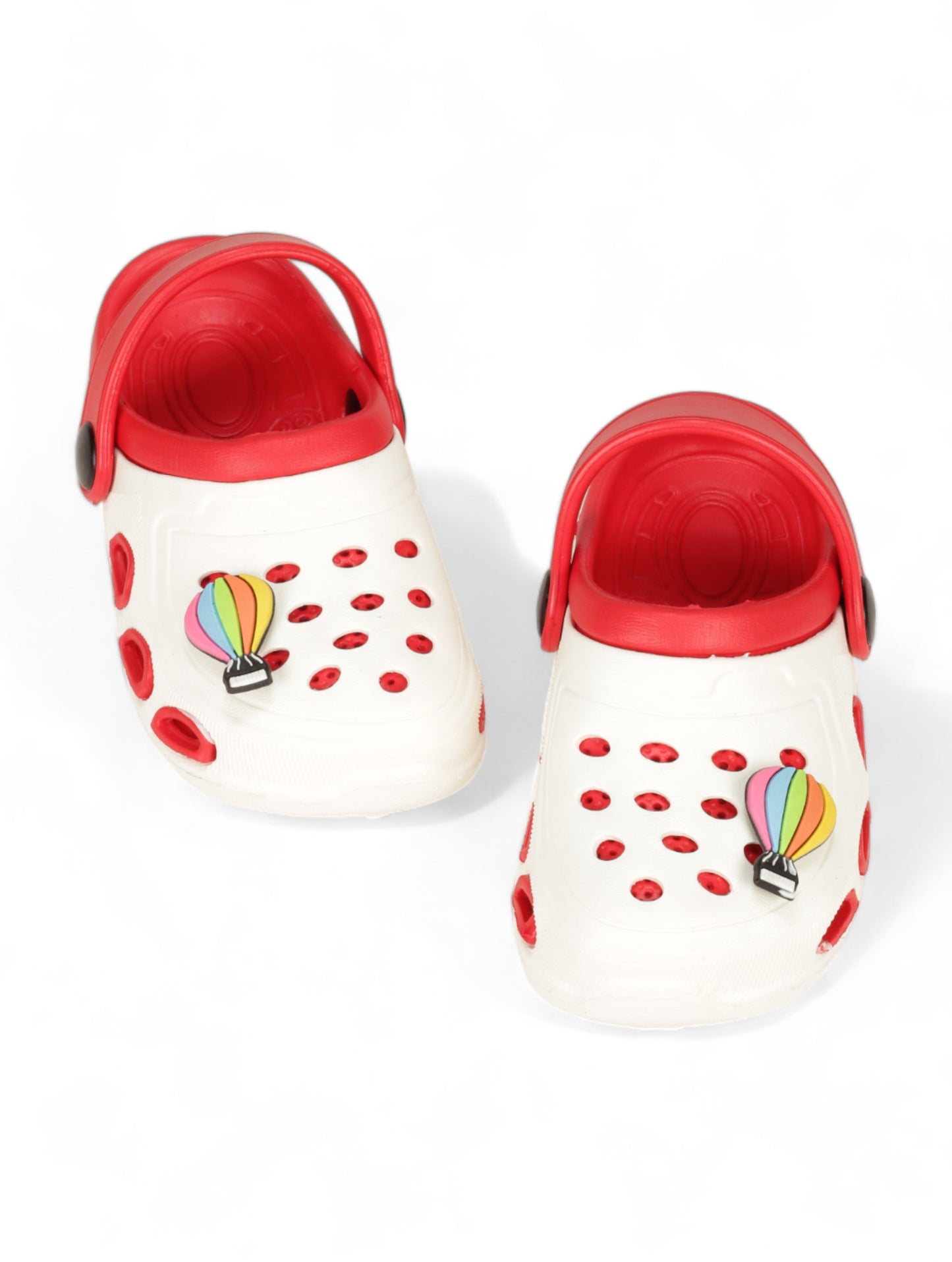 Hot Air Balloon Applique Anti-Slip Clogs - Cream