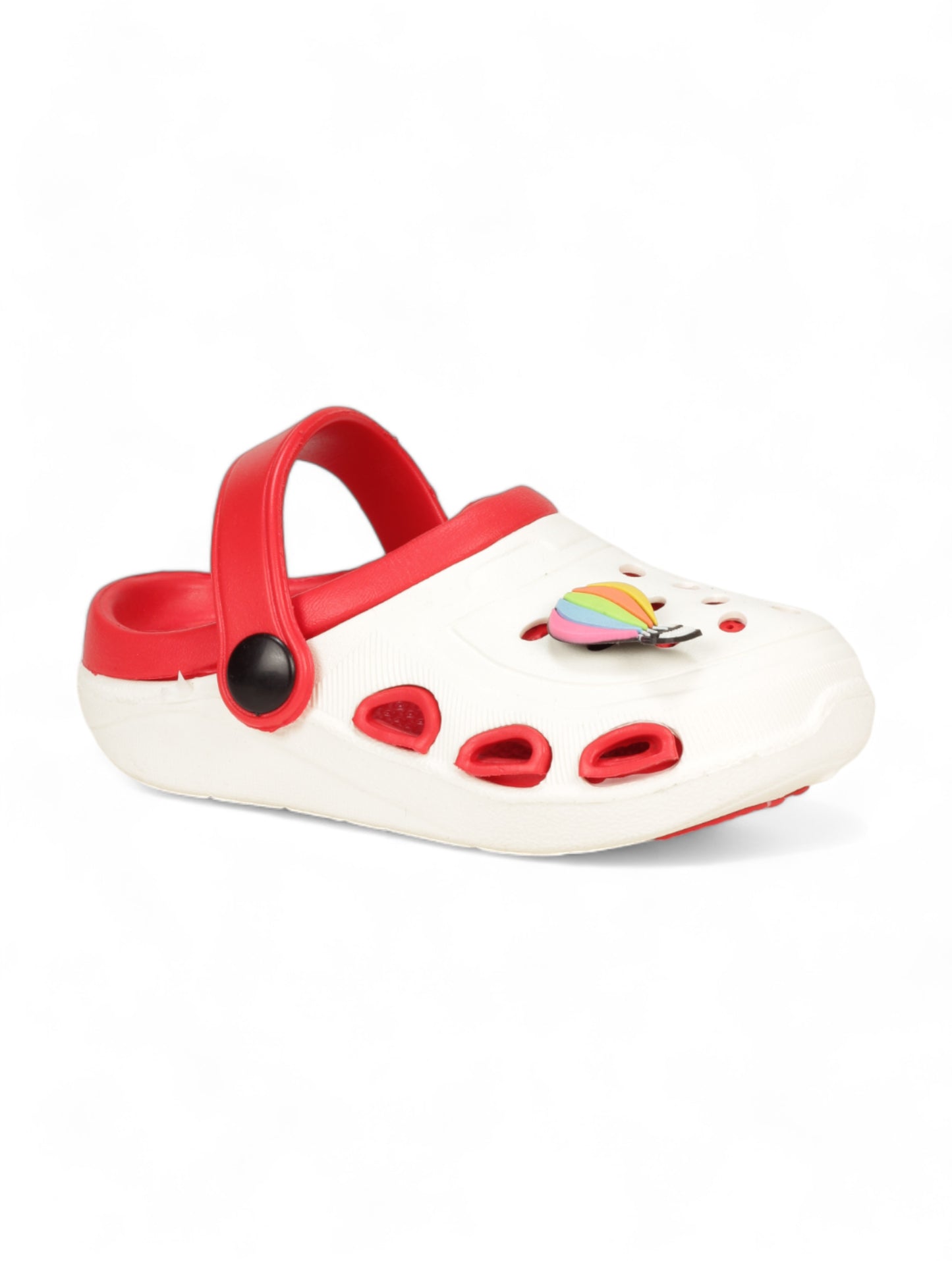 Hot Air Balloon Applique Anti-Slip Clogs - Cream