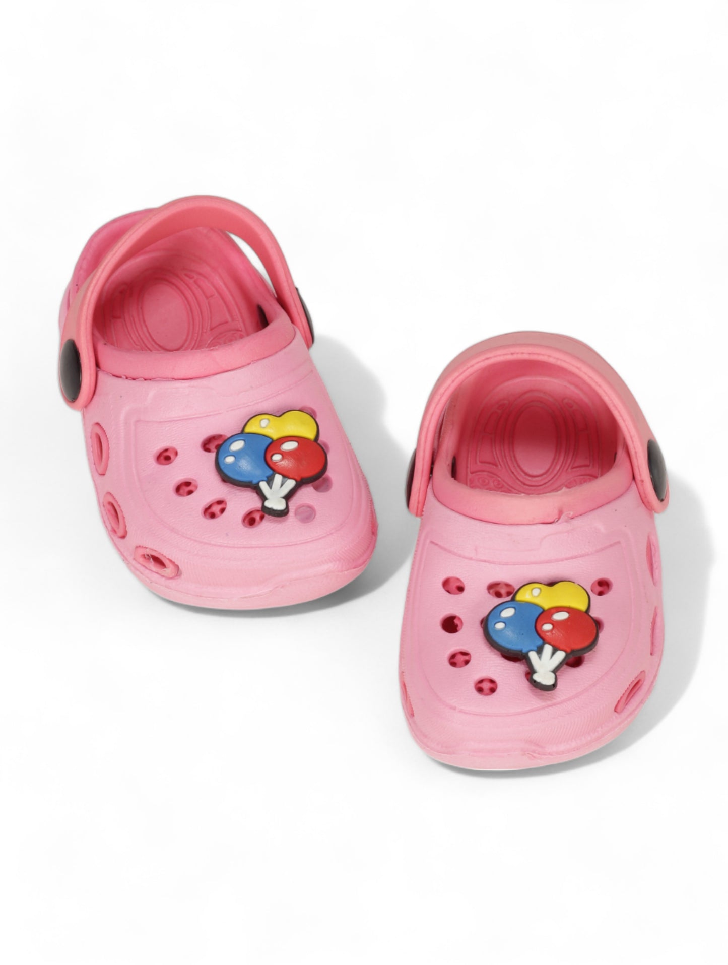 Balloon Applique Anti-Slip Clogs - Pink
