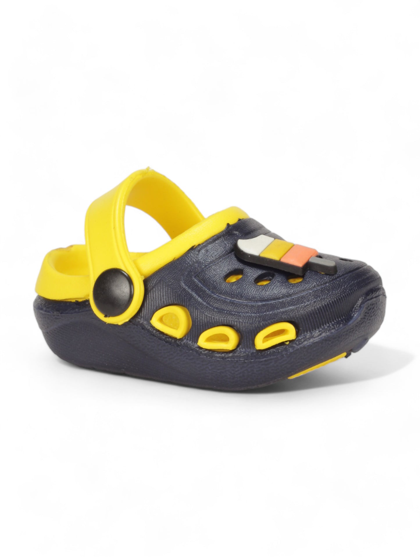 Ice Cream Applique Anti-Slip Clogs - Black