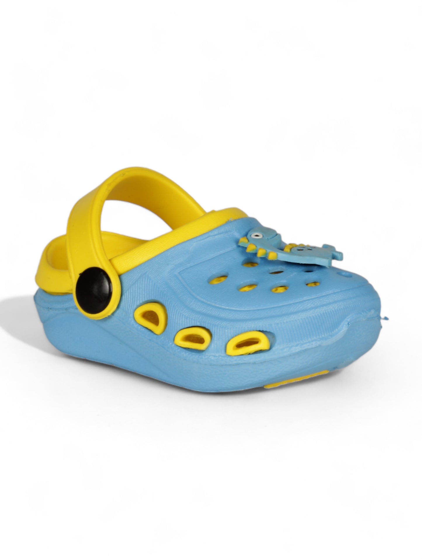 Dinosaur Applique Anti-Slip Clogs - Blue