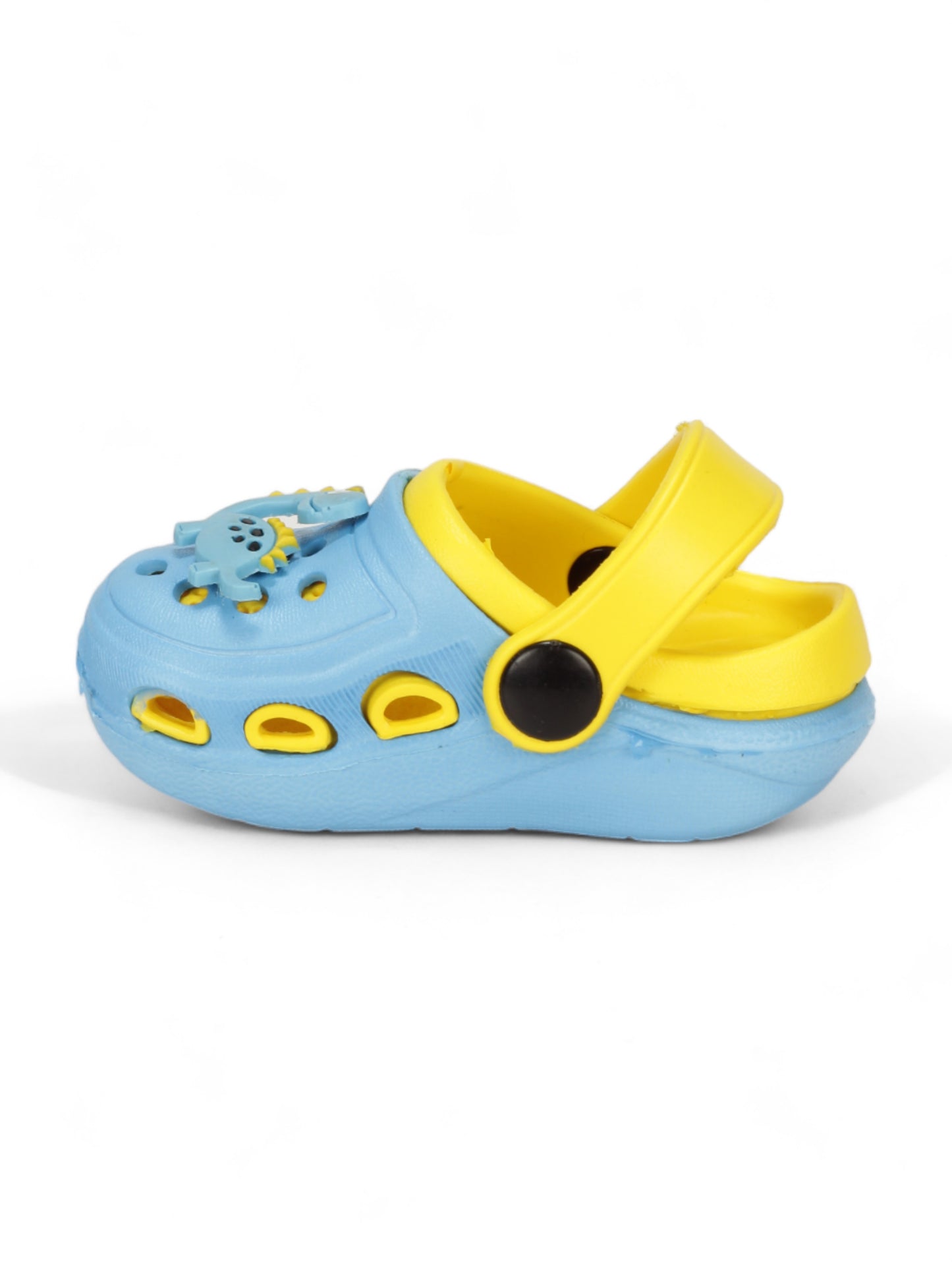 Dinosaur Applique Anti-Slip Clogs - Blue