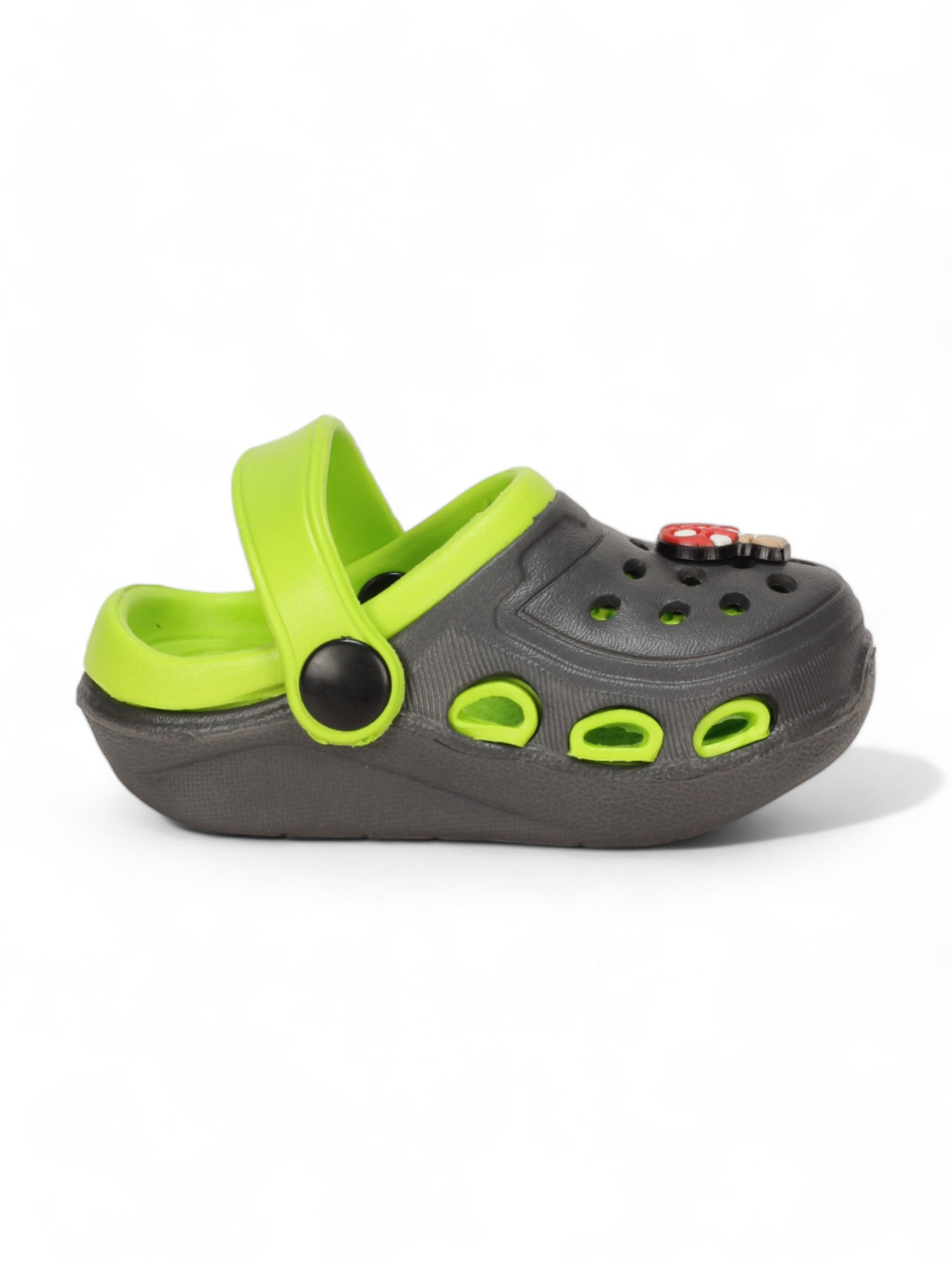 Mushroom Applique Anti-Slip Clogs - Green