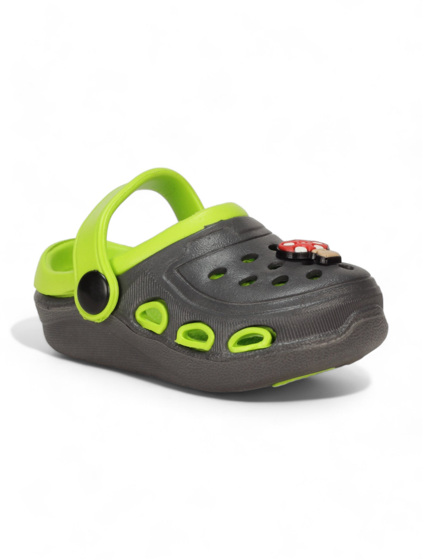Mushroom Applique Anti-Slip Clogs - Green