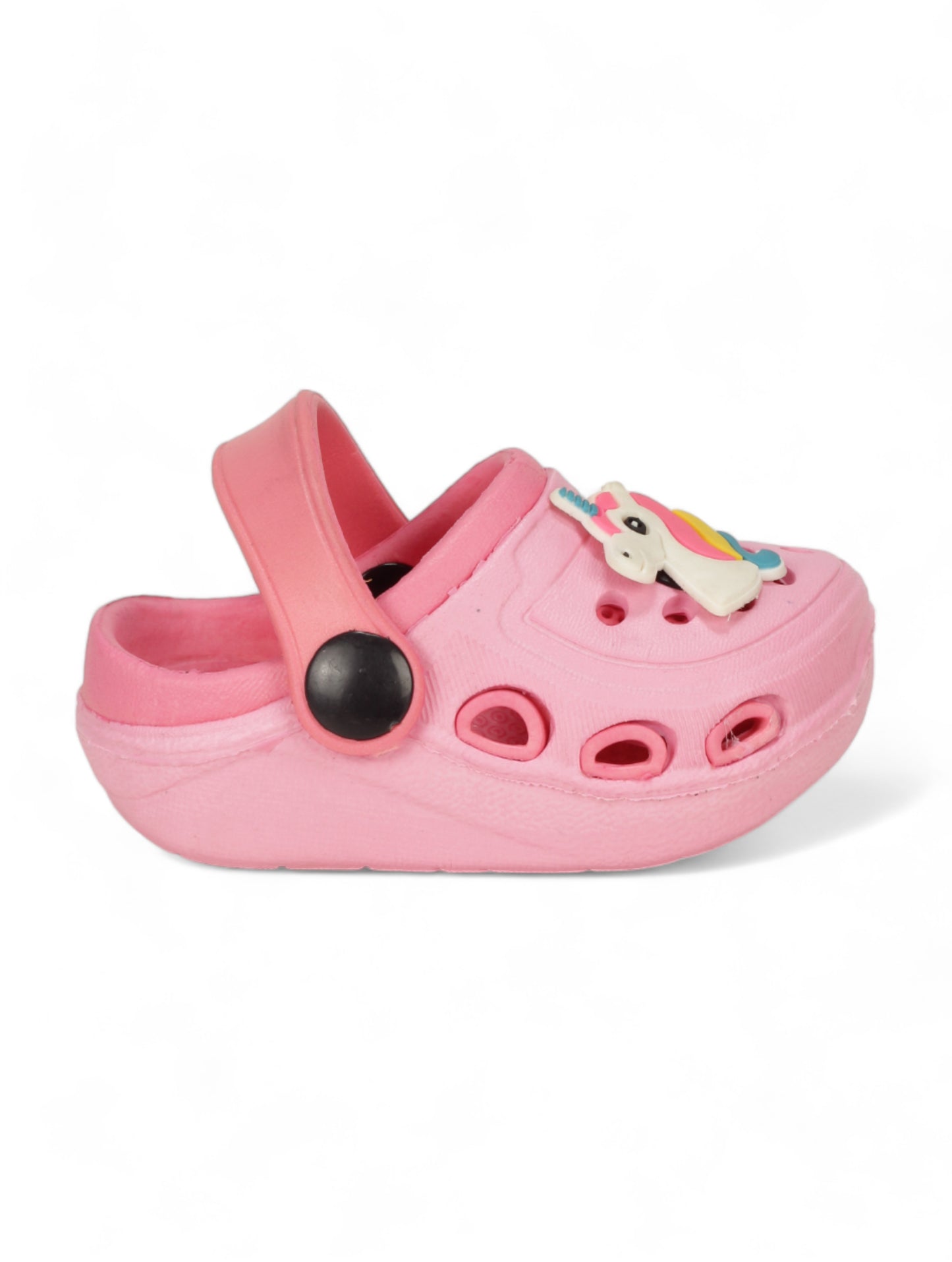 Unicorn Applique Anti-Slip Clogs - Pink