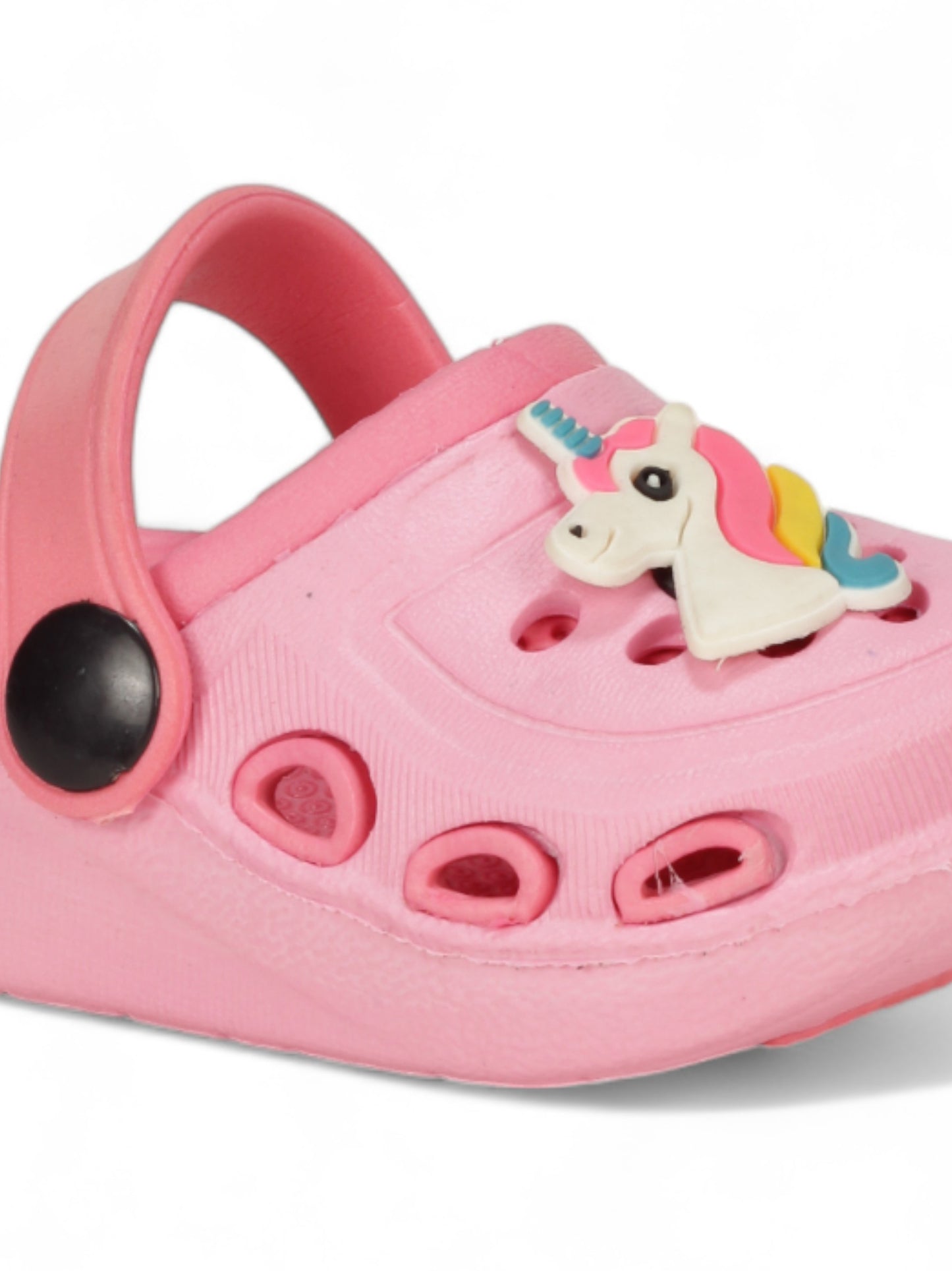 Unicorn Applique Anti-Slip Clogs - Pink