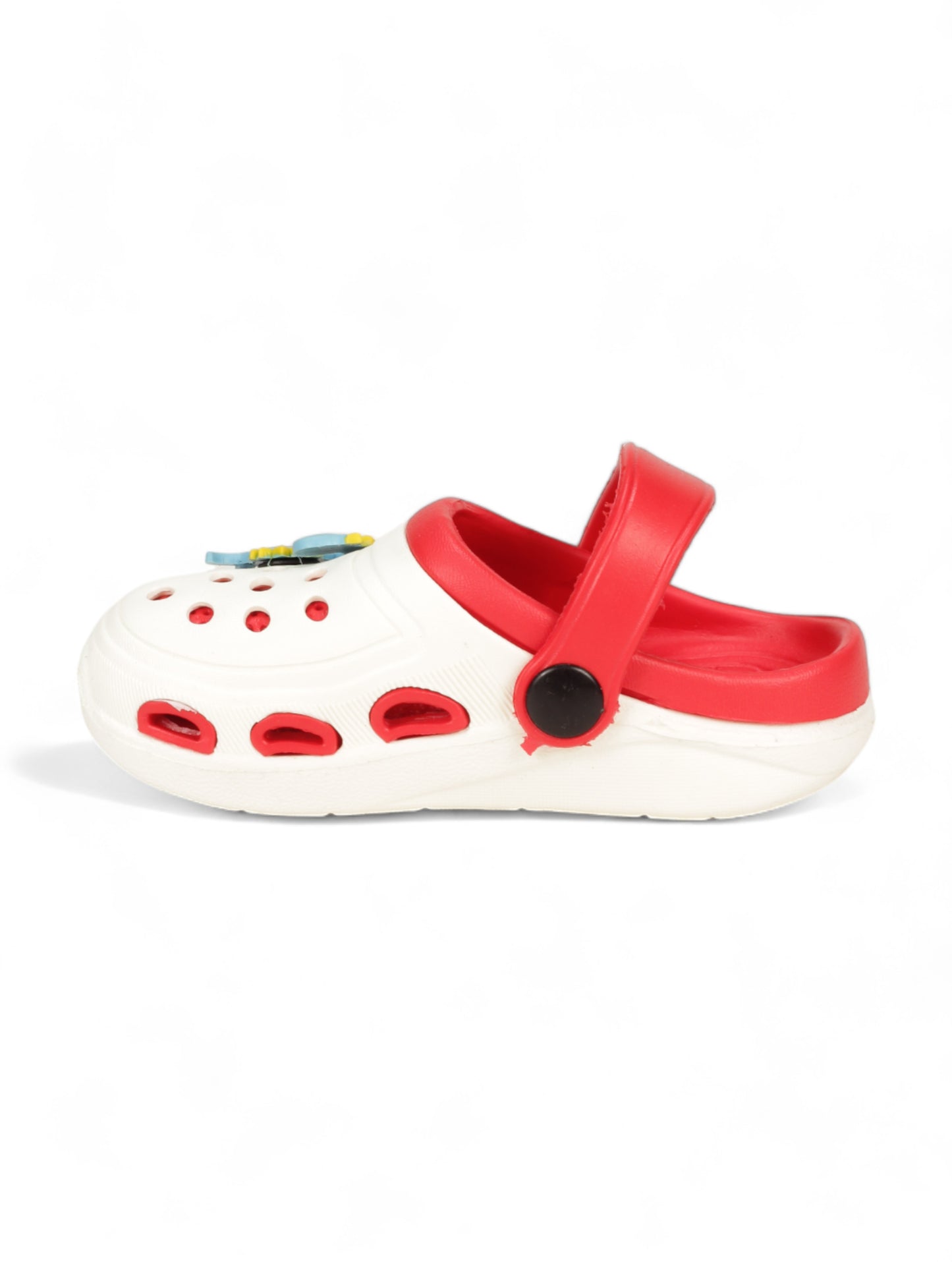 Dinosaur Applique Anti-Slip Clogs - Cream