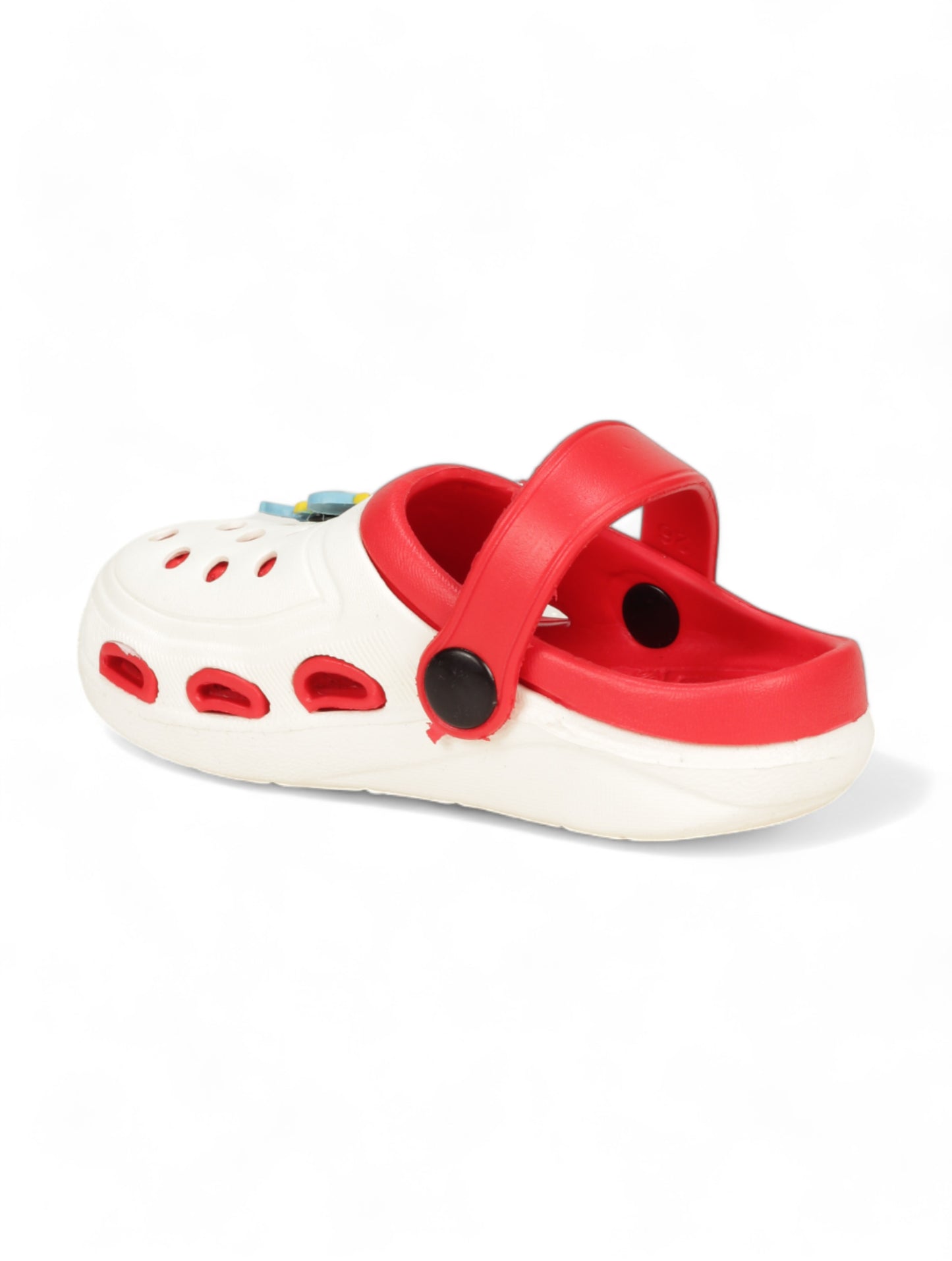 Dinosaur Applique Anti-Slip Clogs - Cream