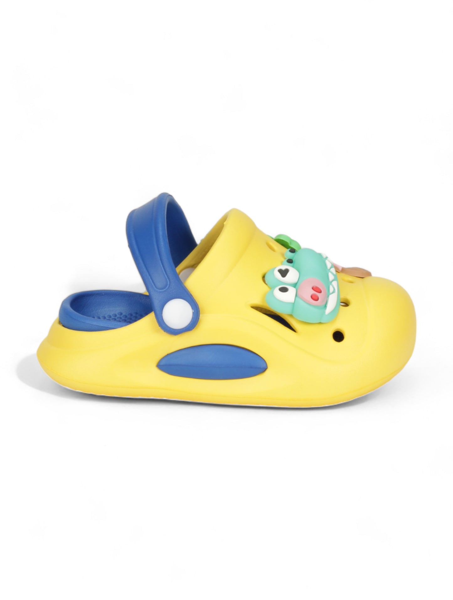 Alligator Applique Anti-Slip Clogs - Yellow