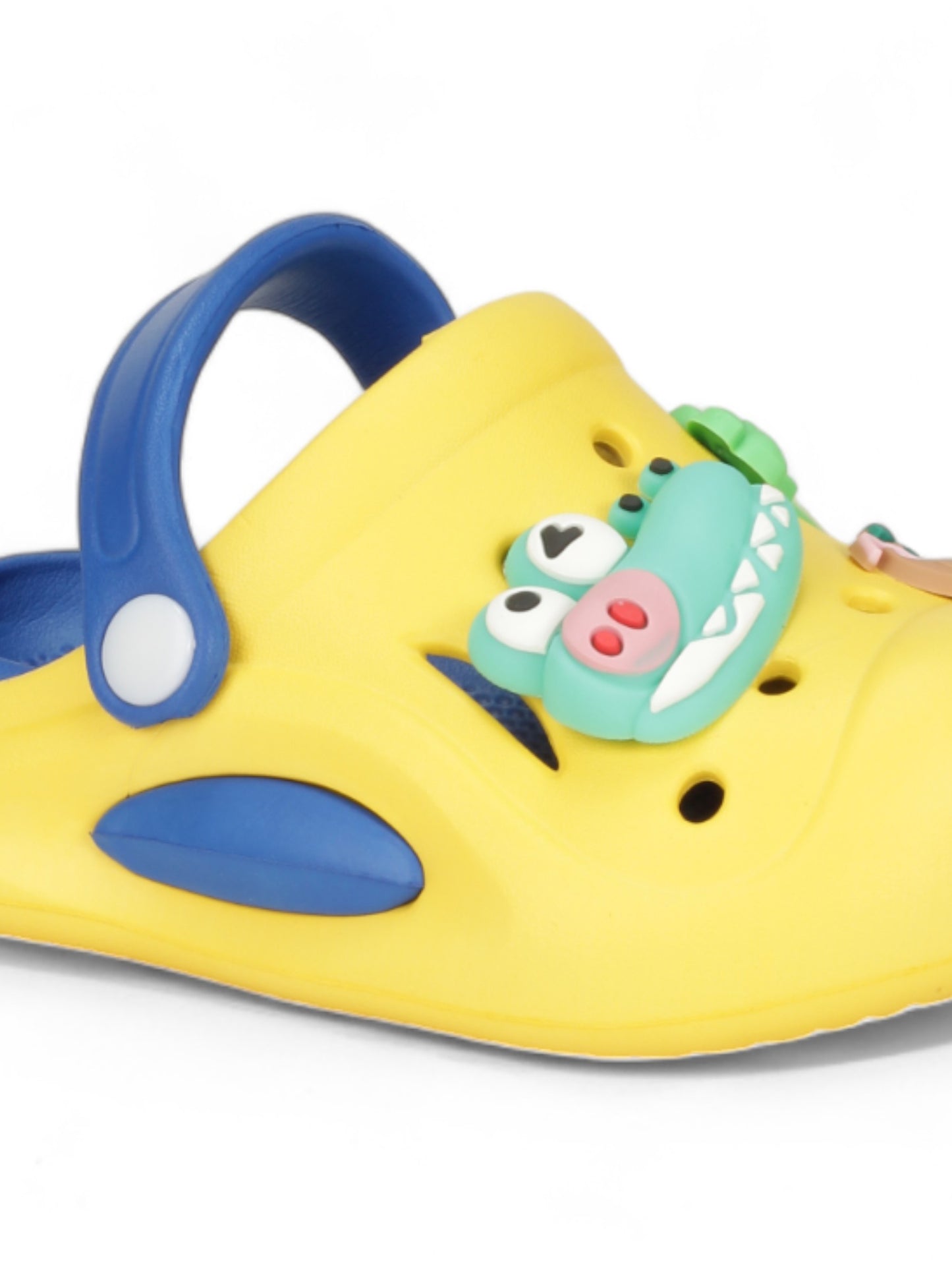 Alligator Applique Anti-Slip Clogs - Yellow