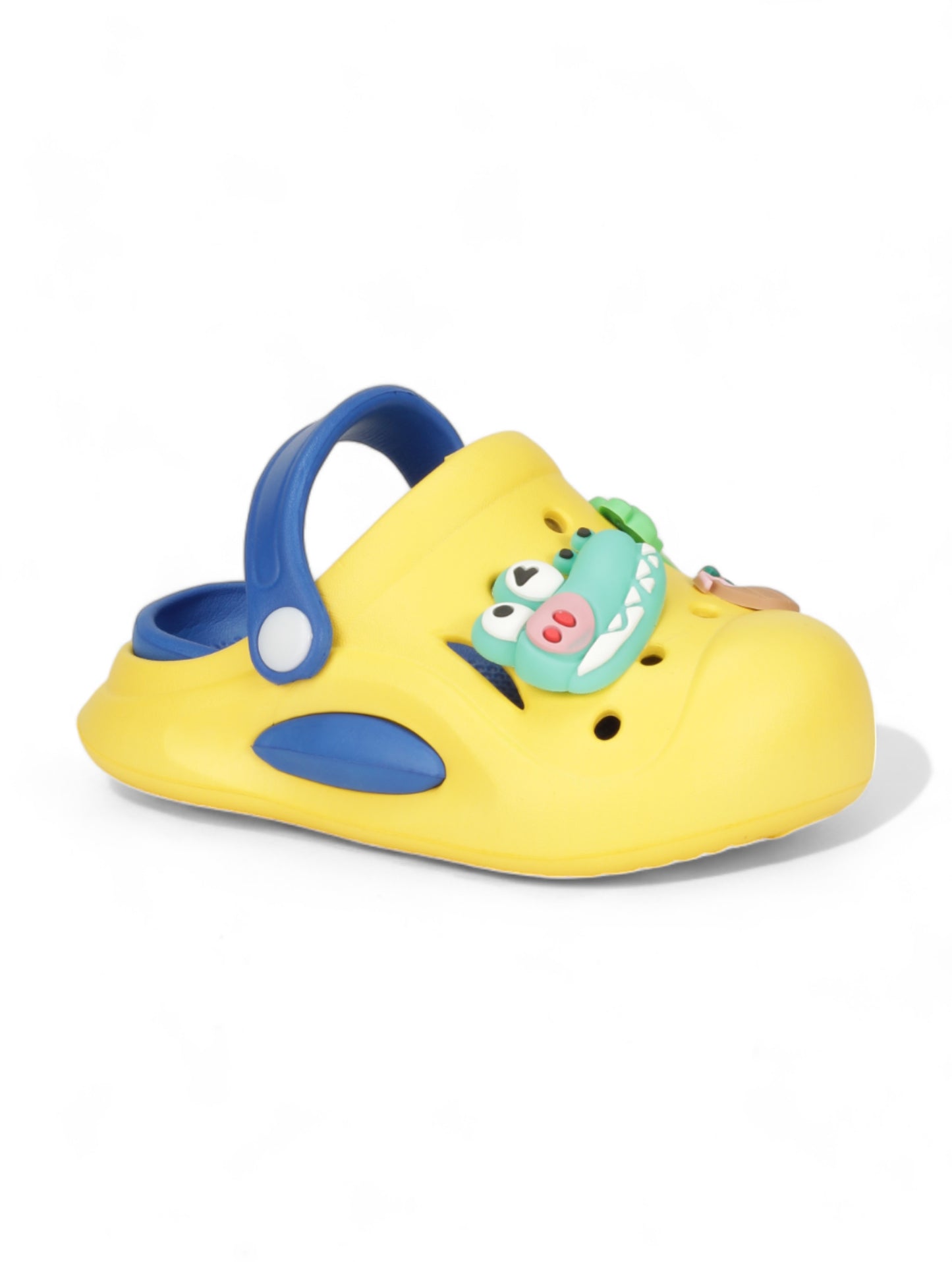 Alligator Applique Anti-Slip Clogs - Yellow