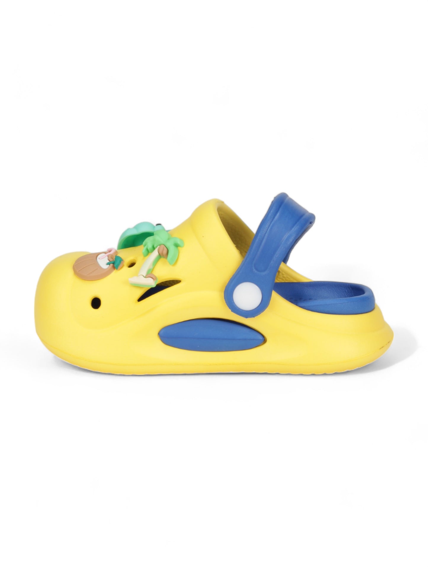 Alligator Applique Anti-Slip Clogs - Yellow