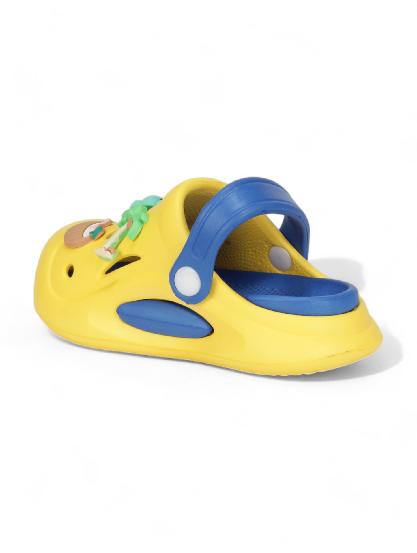 Alligator Applique Anti-Slip Clogs - Yellow