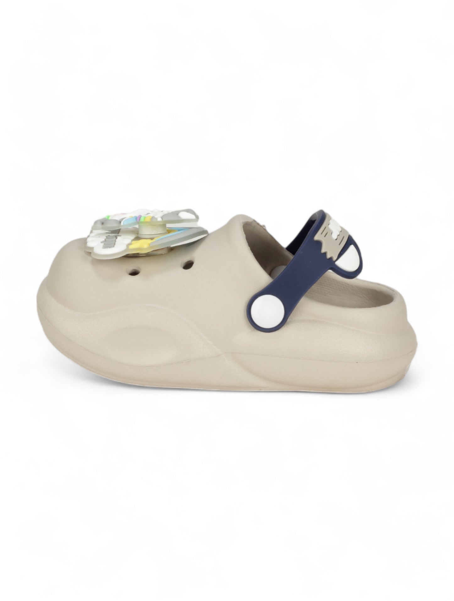 Unicorn Applique Anti-Slip Led Clogs - Grey