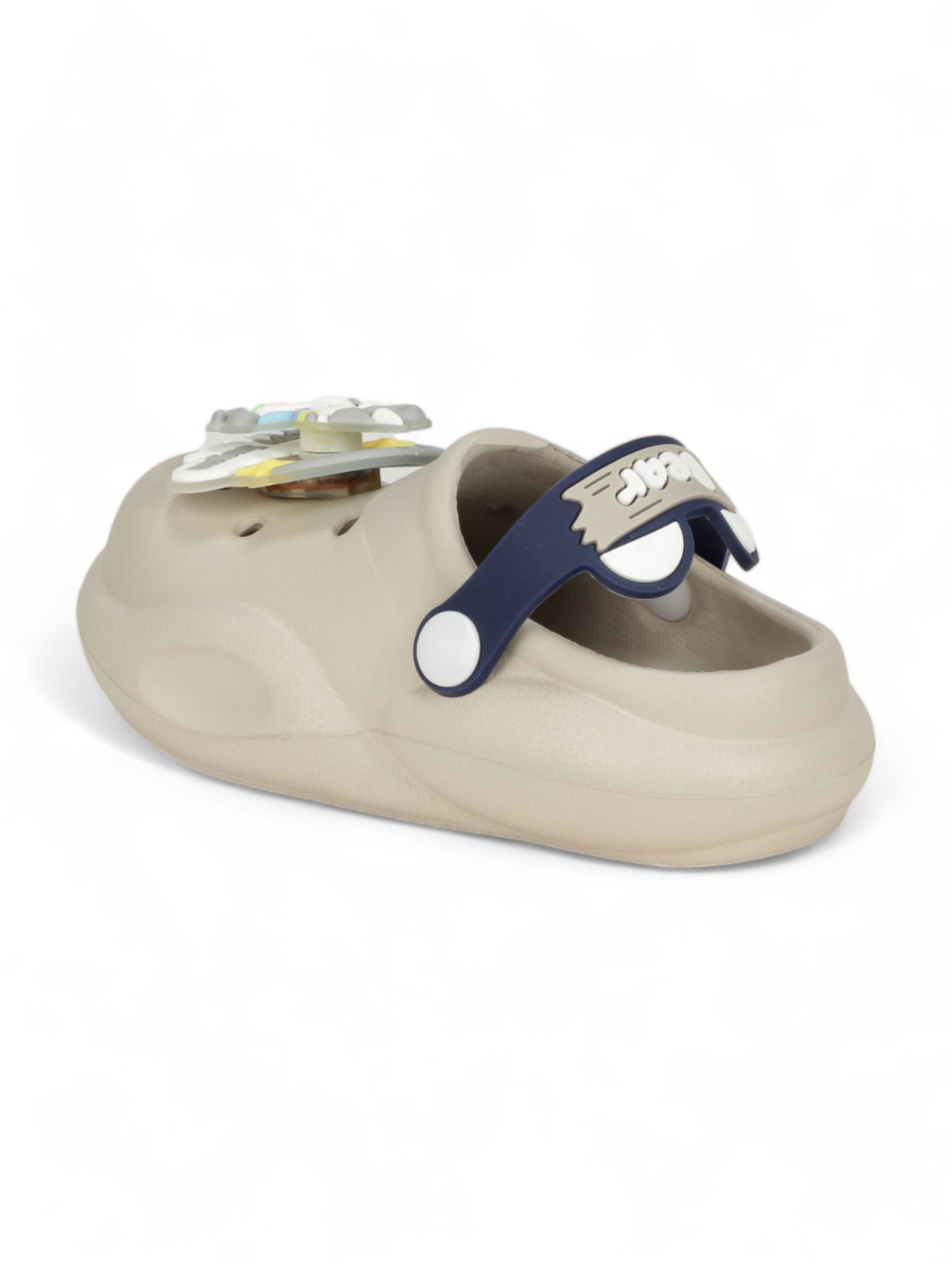 Unicorn Applique Anti-Slip Led Clogs - Grey