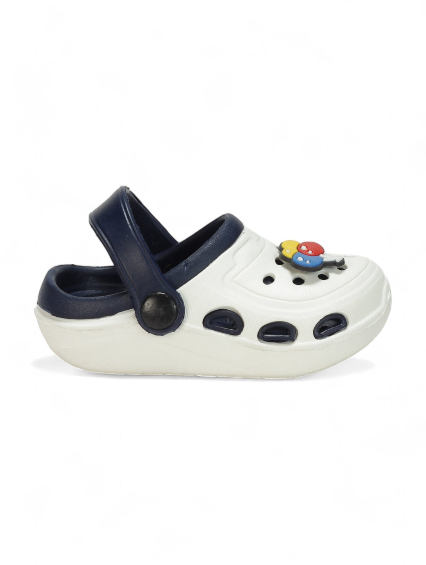Balloon Applique Anti-Slip Clogs - Cream