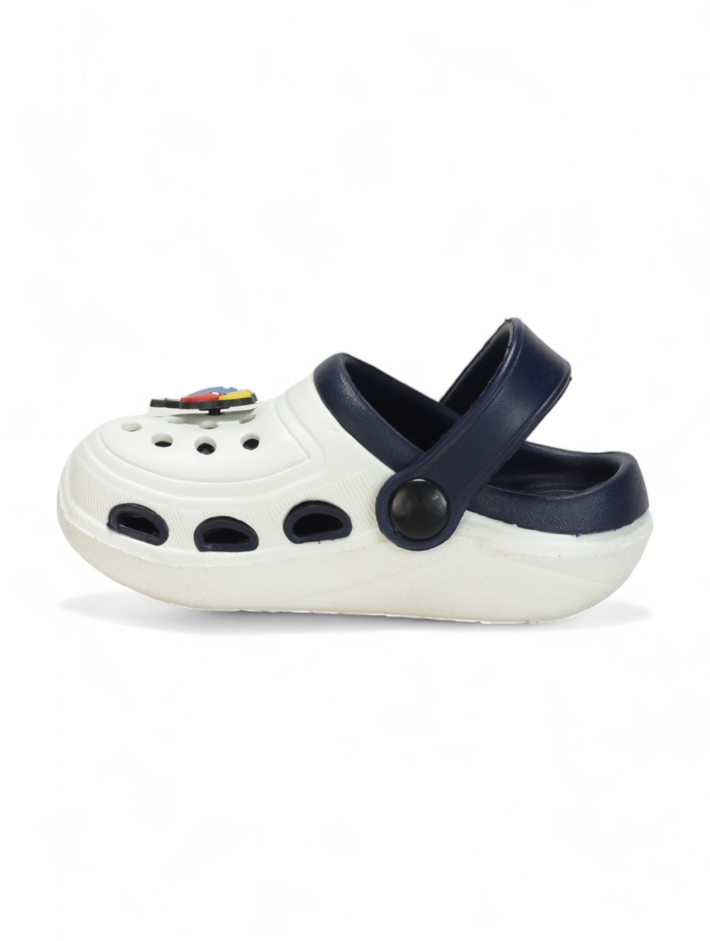 Balloon Applique Anti-Slip Clogs - Cream