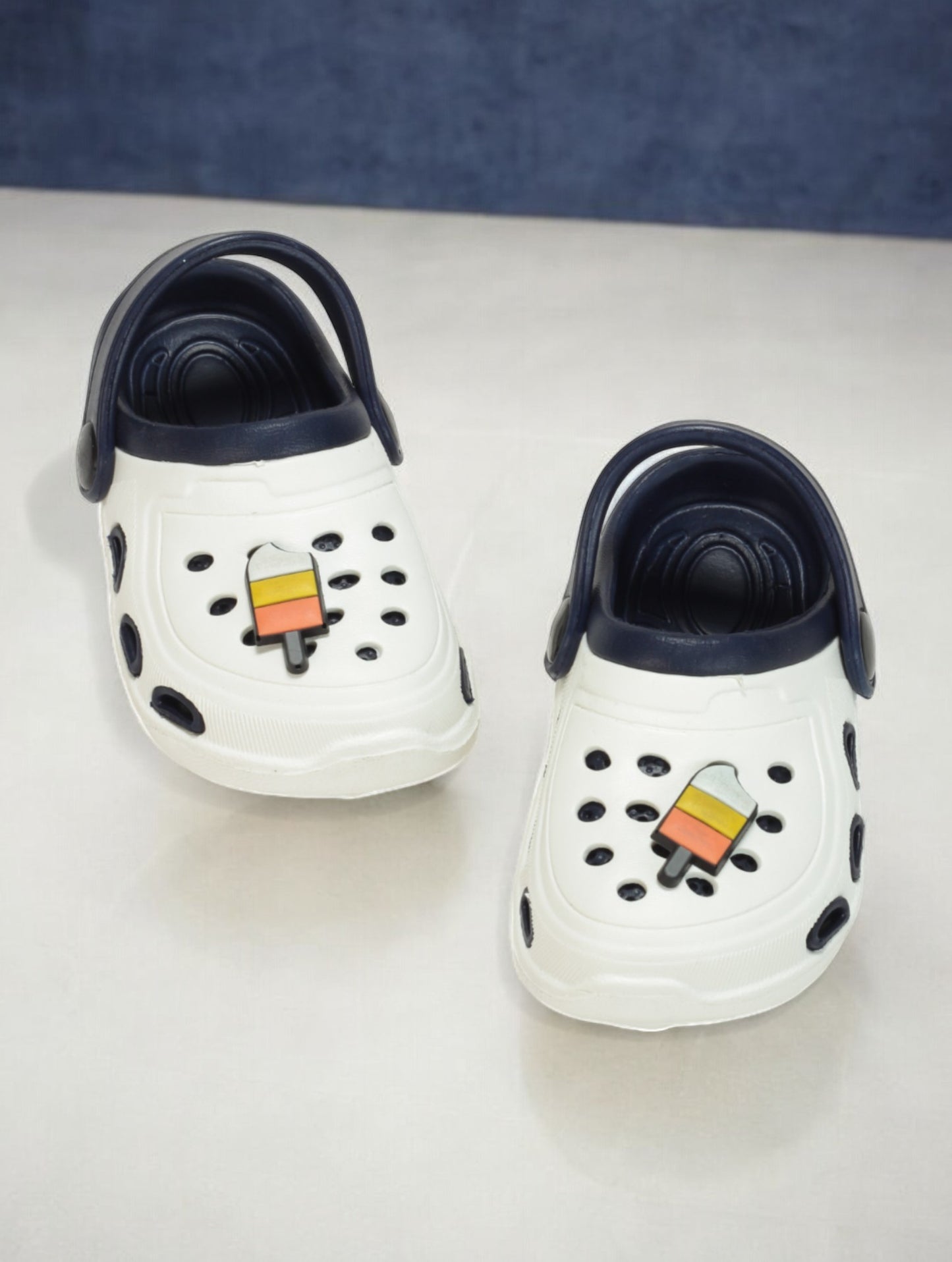 Ice Cream Applique Anti-Slip Clogs - Cream