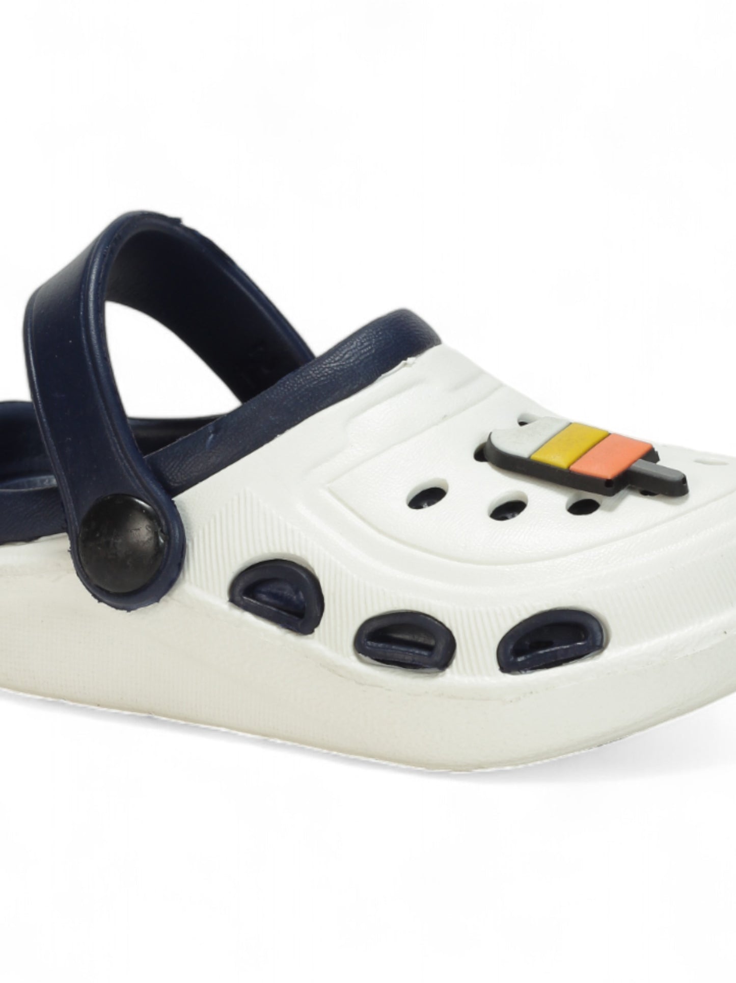 Ice Cream Applique Anti-Slip Clogs - Cream