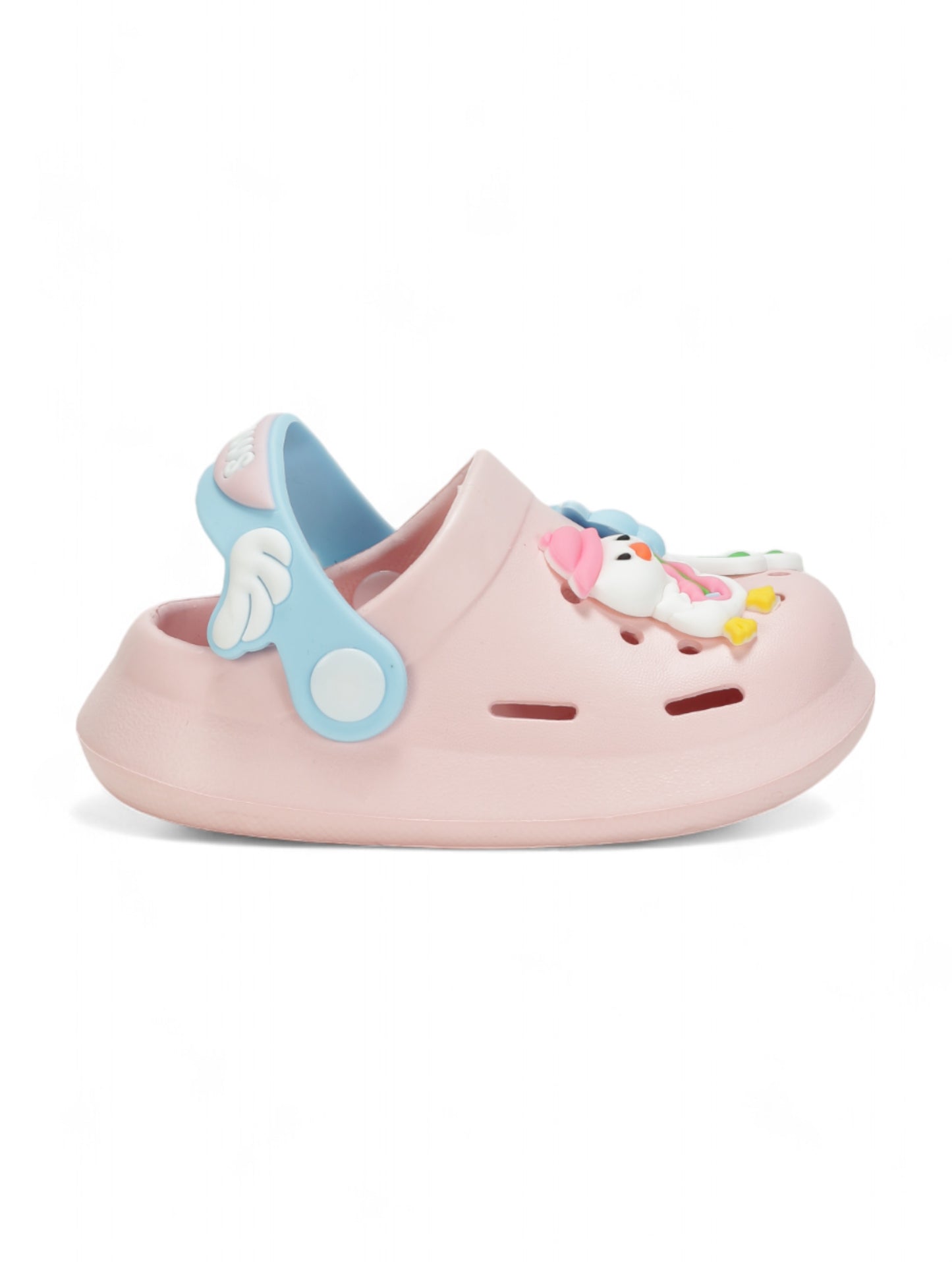 Duck Applique Anti-Slip Clogs - Pink