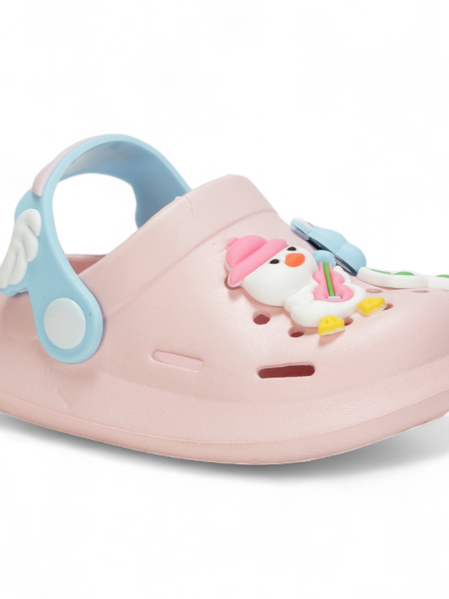 Duck Applique Anti-Slip Clogs - Pink