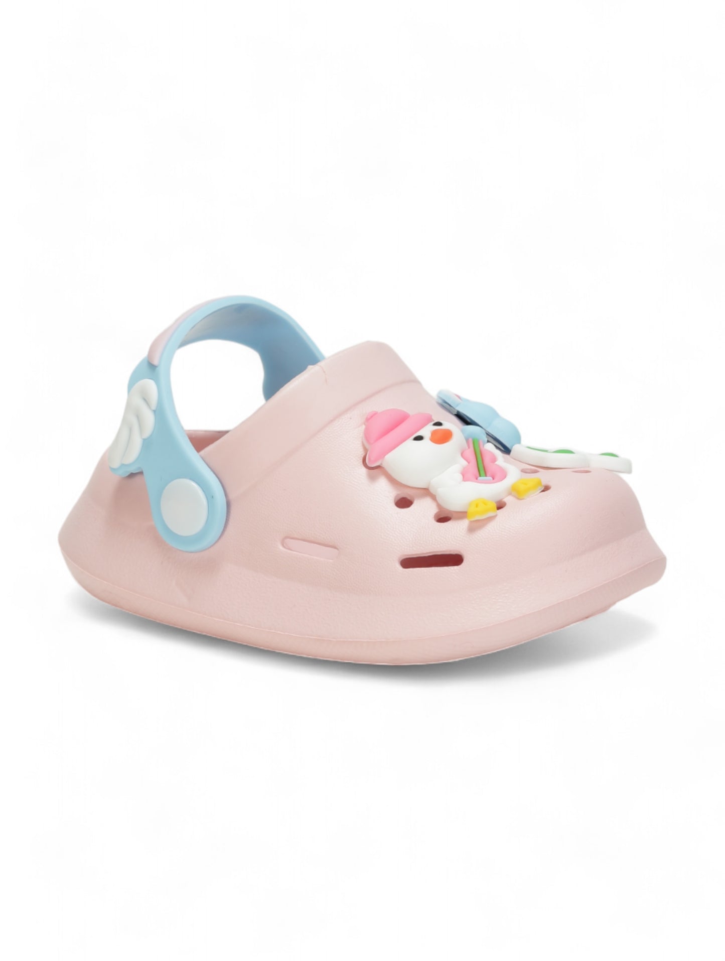 Duck Applique Anti-Slip Clogs - Pink
