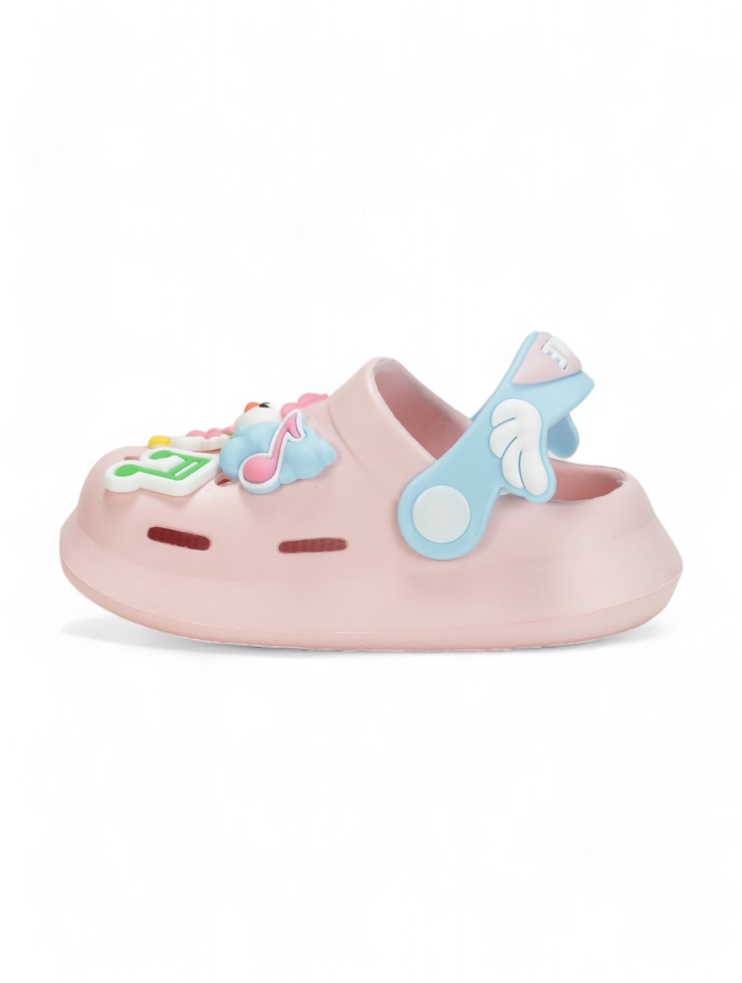 Duck Applique Anti-Slip Clogs - Pink
