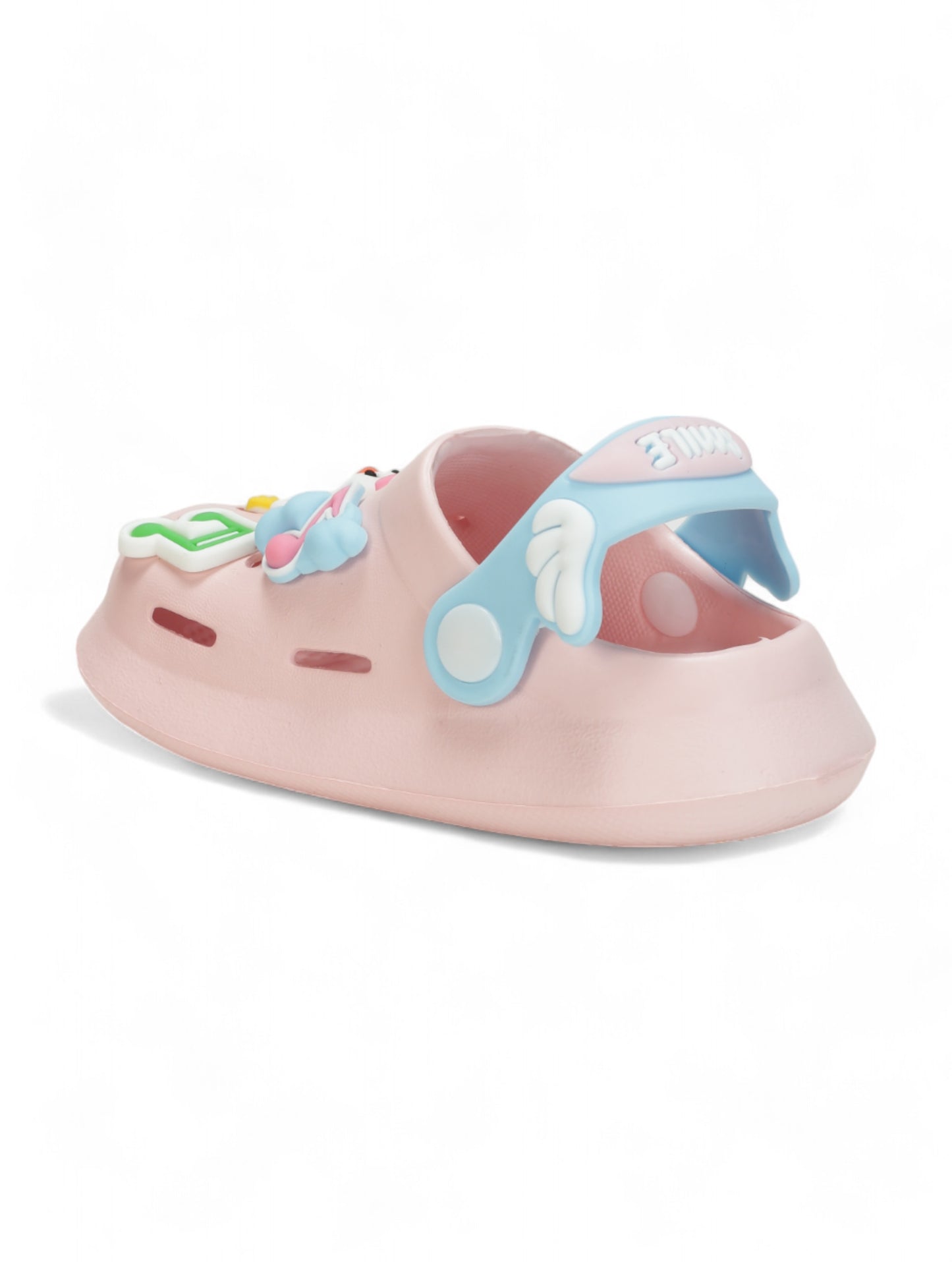 Duck Applique Anti-Slip Clogs - Pink