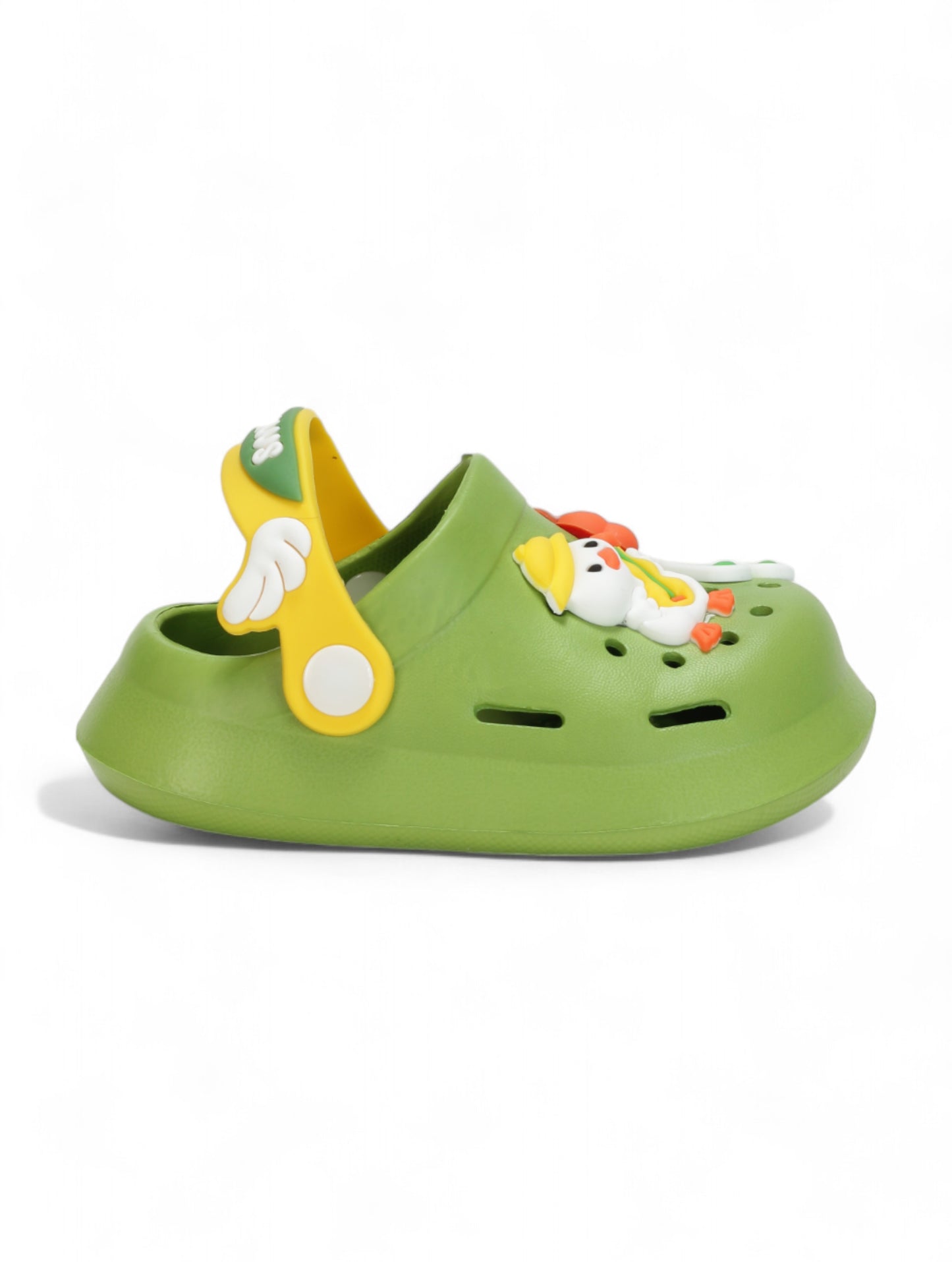 Duck Applique Anti-Slip Clogs - Green