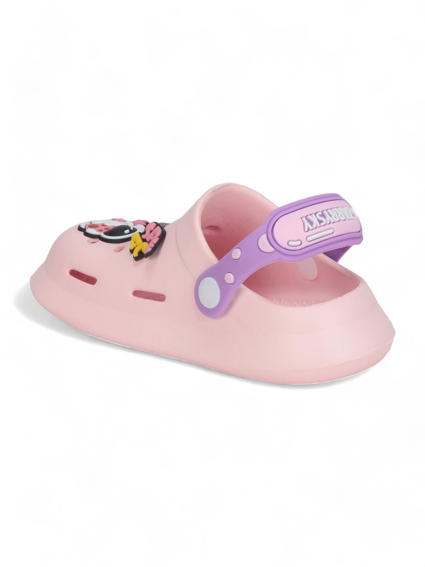 Astronaut Applique Anti-Slip Clogs - Pink