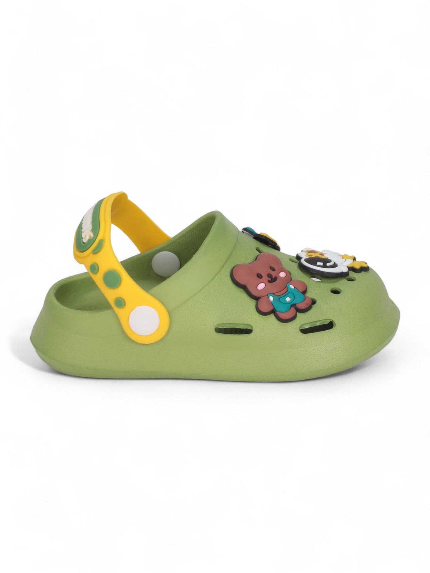 Astronaut Applique Anti-Slip Clogs - Green