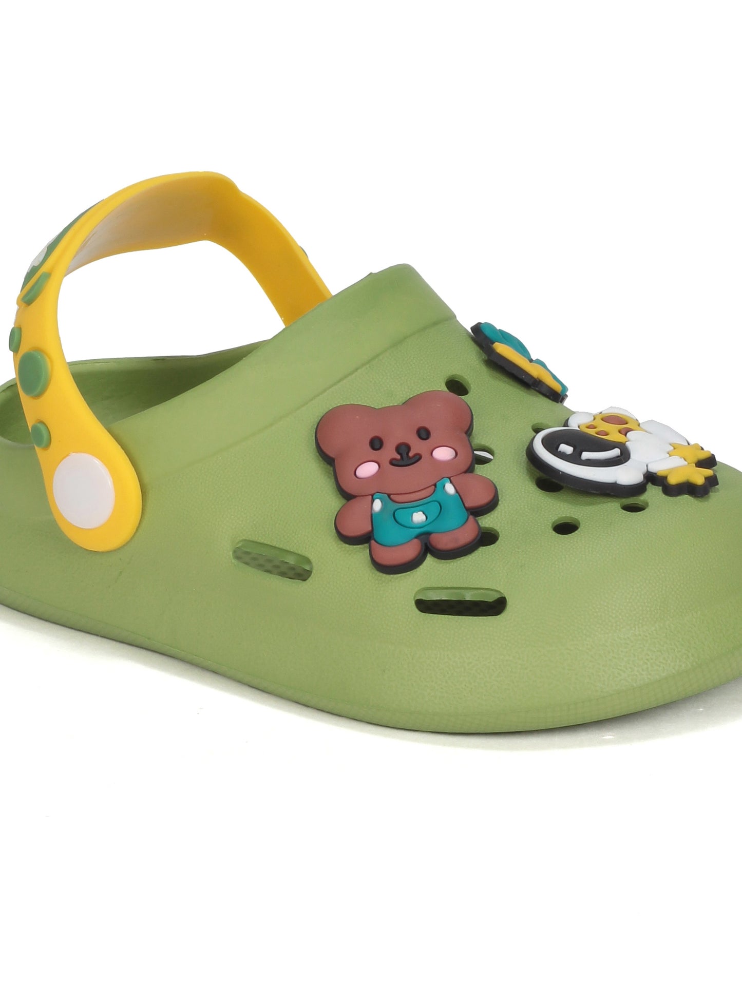 Astronaut Applique Anti-Slip Clogs - Green