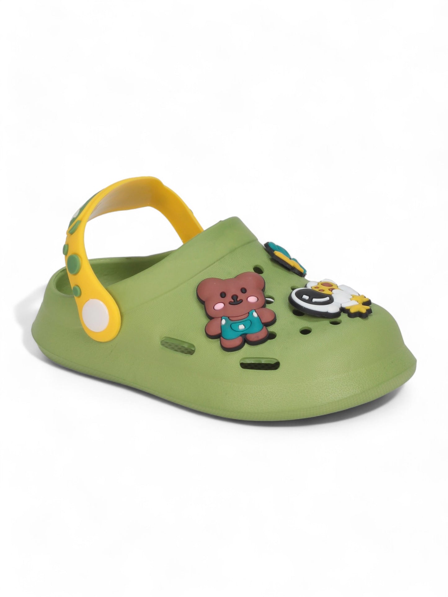 Astronaut Applique Anti-Slip Clogs - Green