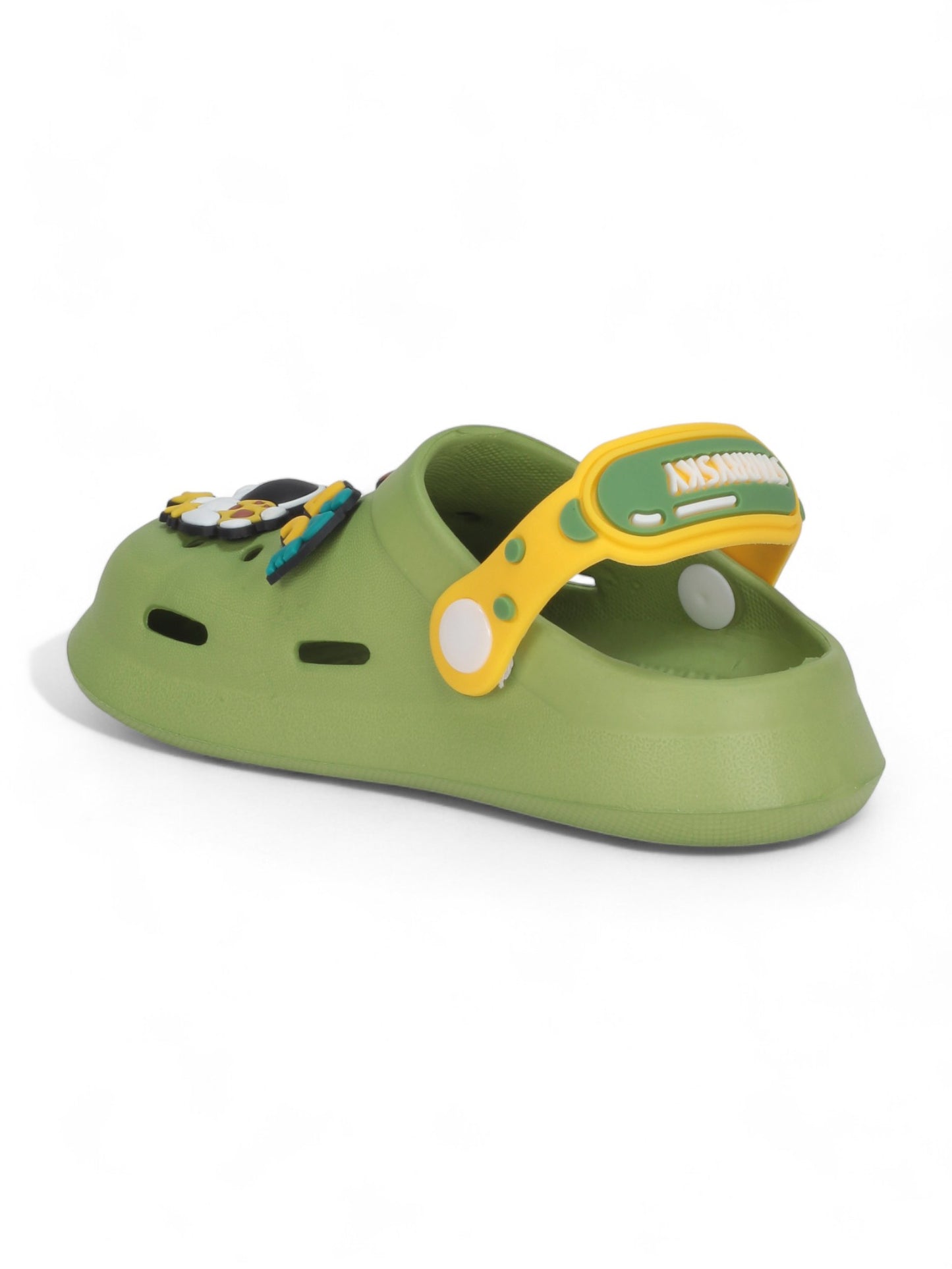 Astronaut Applique Anti-Slip Clogs - Green