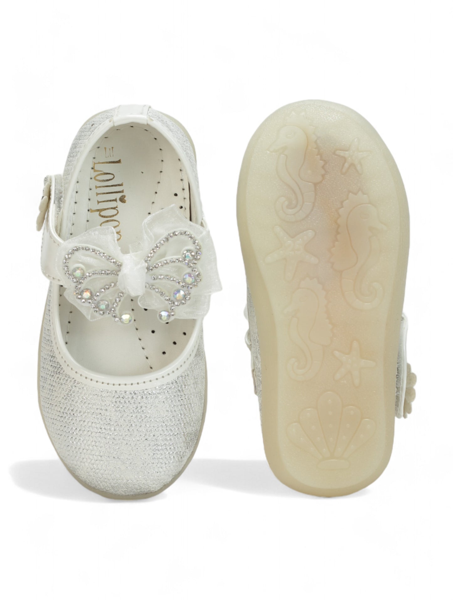 Bellies With Velcro Closure - White