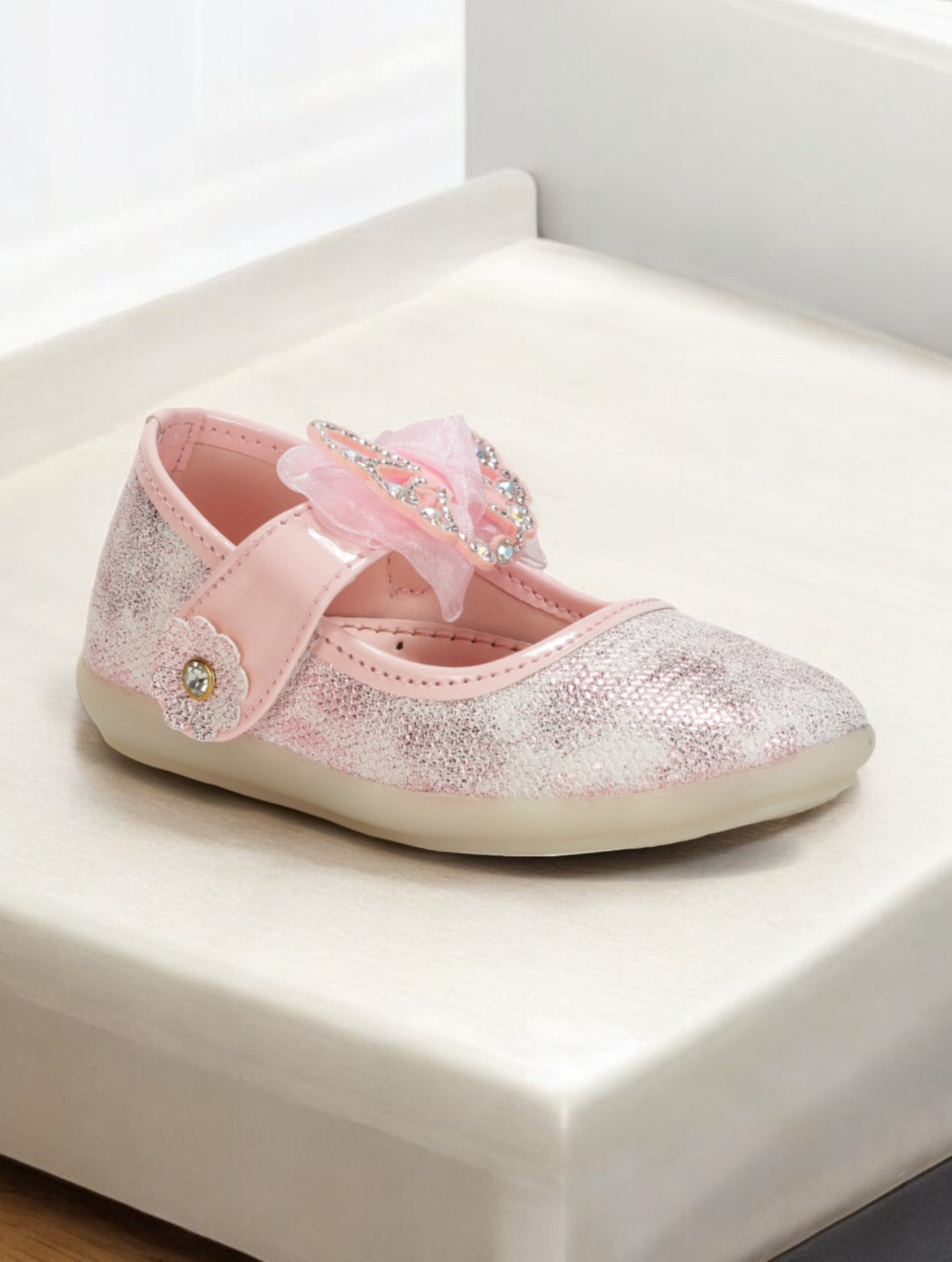 Bellies With Velcro Closure - Pink