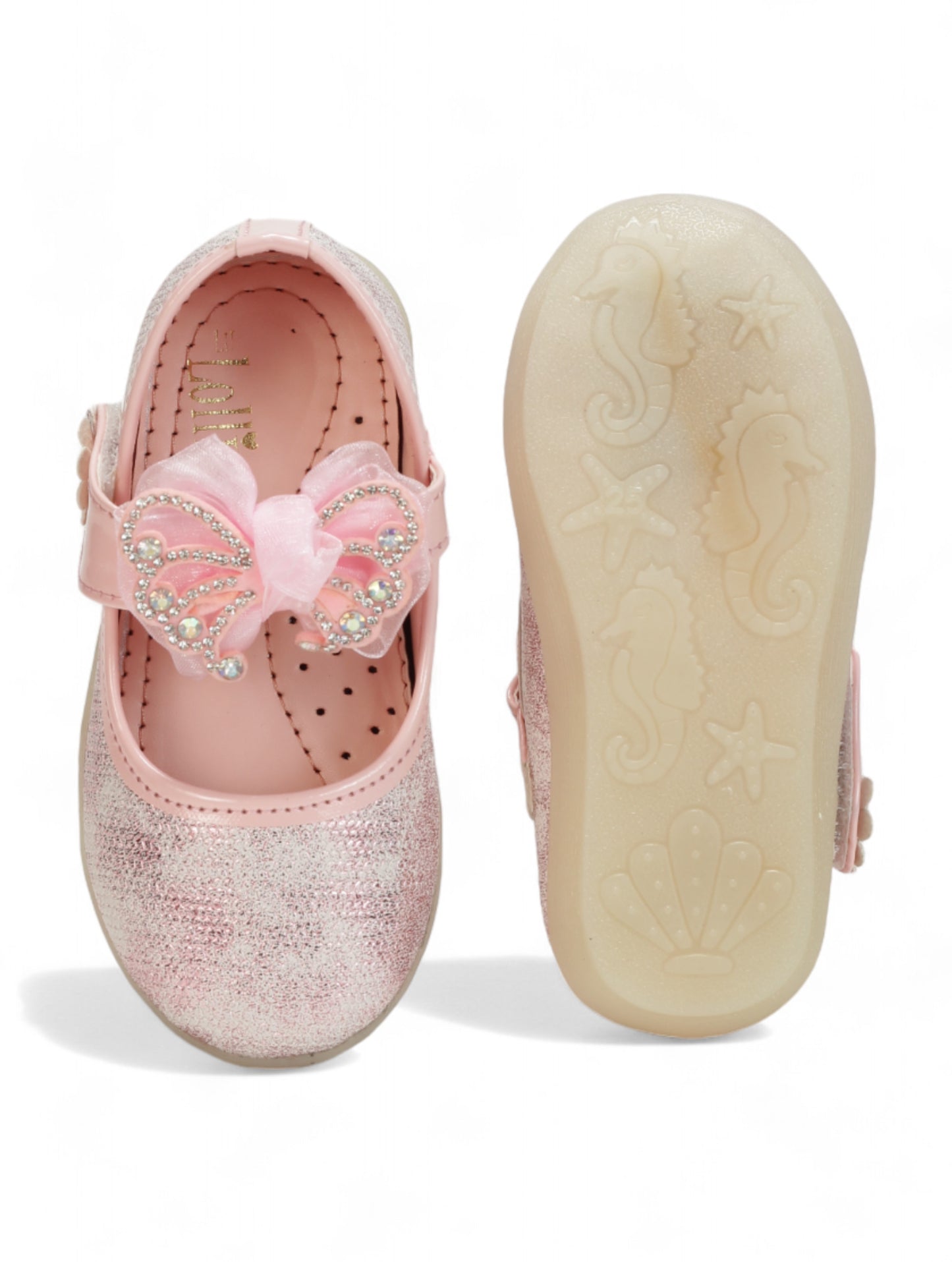 Bellies With Velcro Closure - Pink